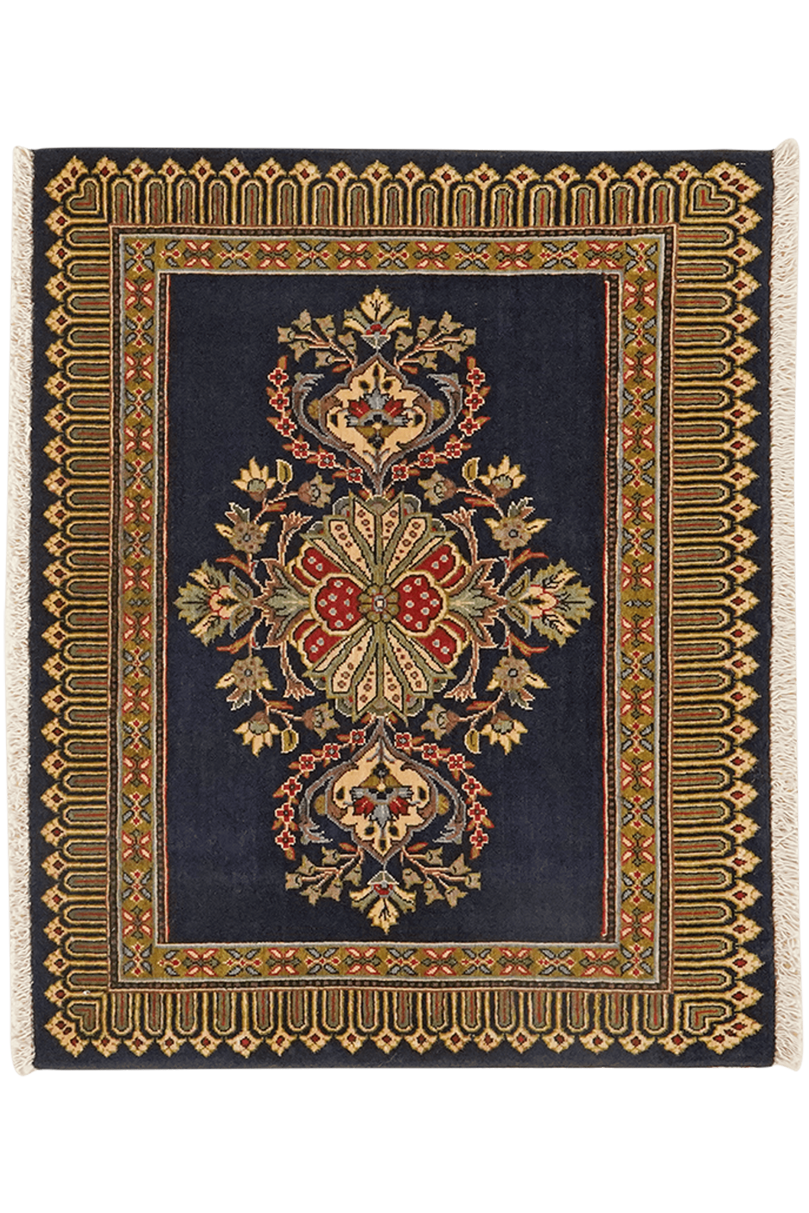 Kashmar — Hand-knotted, 84x68 cm, Blue, 100% Virgin Wool | Main view