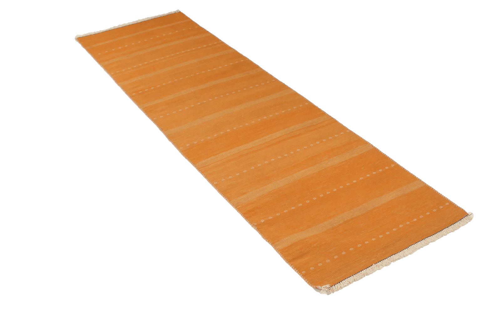 Kelim Afshar — Handmade, 60x218 cm, Yellow, 100% Virgin Wool | View 4