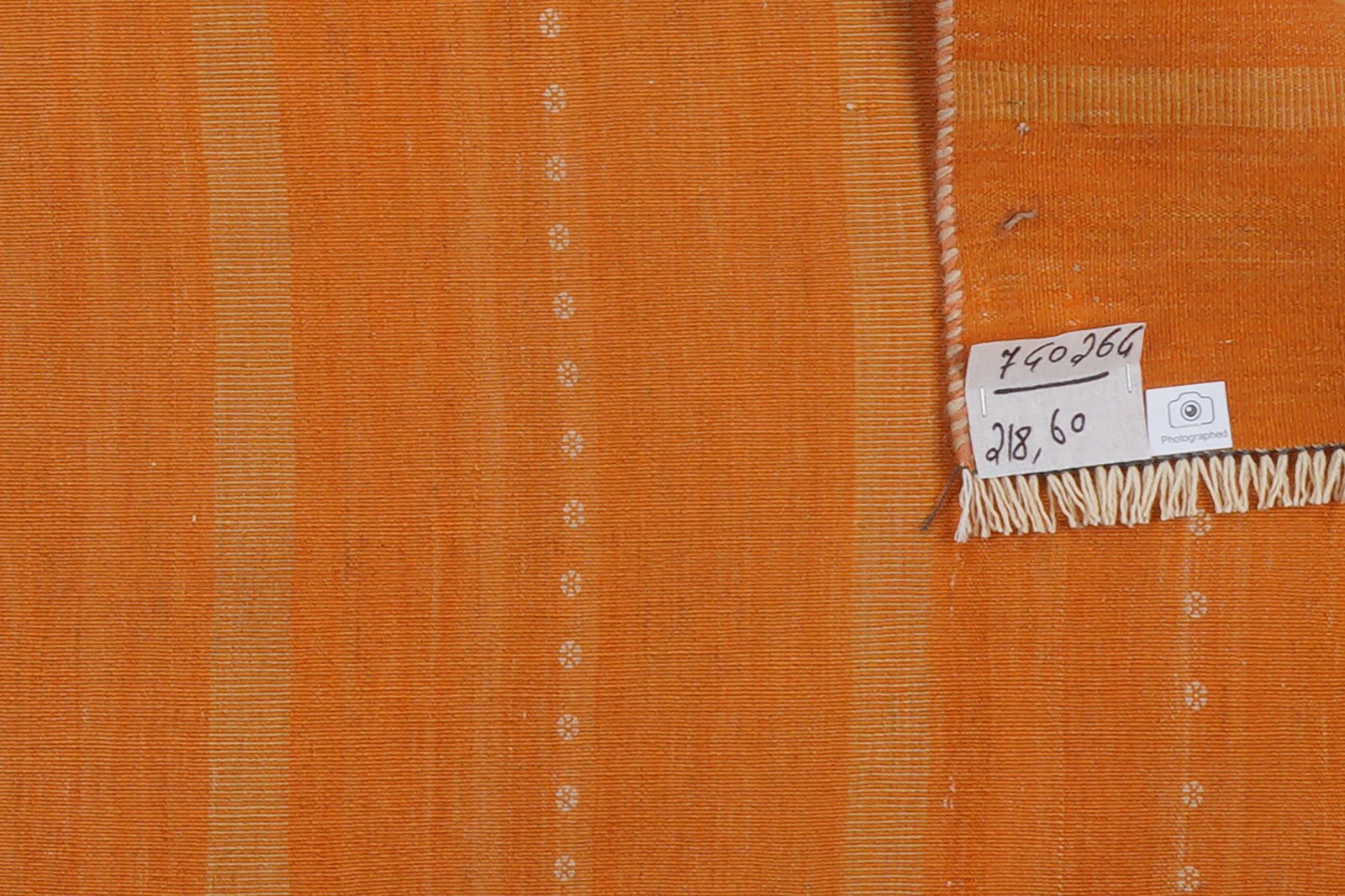 Kelim Afshar — Handmade, 60x218 cm, Yellow, 100% Virgin Wool | View 5