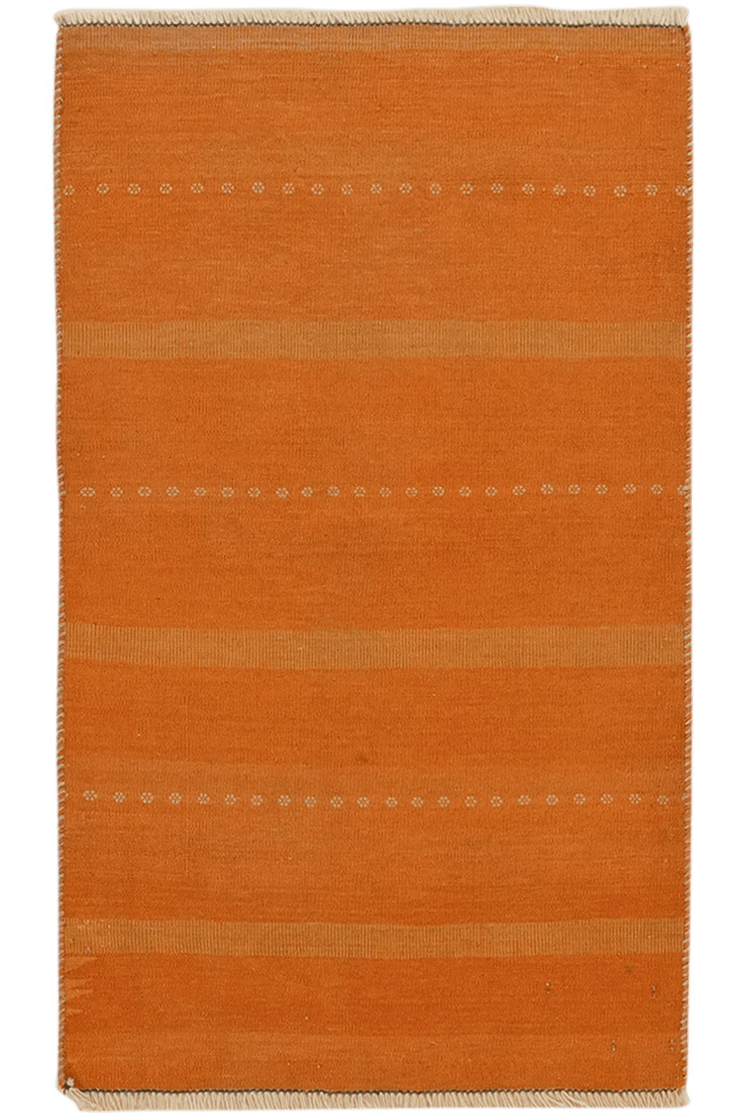 Kelim Afshar — Handmade, 58x97 cm, Yellow, 100% Virgin Wool | Main view
