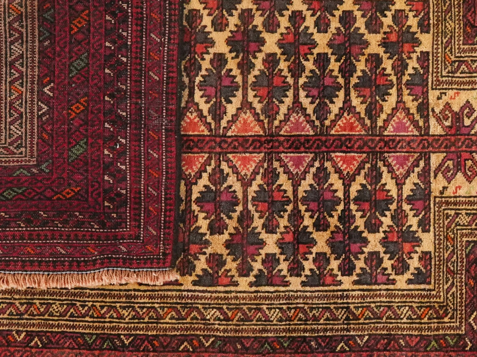 Belutch — Hand-knotted, 104x159 cm, Multicolor, 100% Virgin Wool | View 5