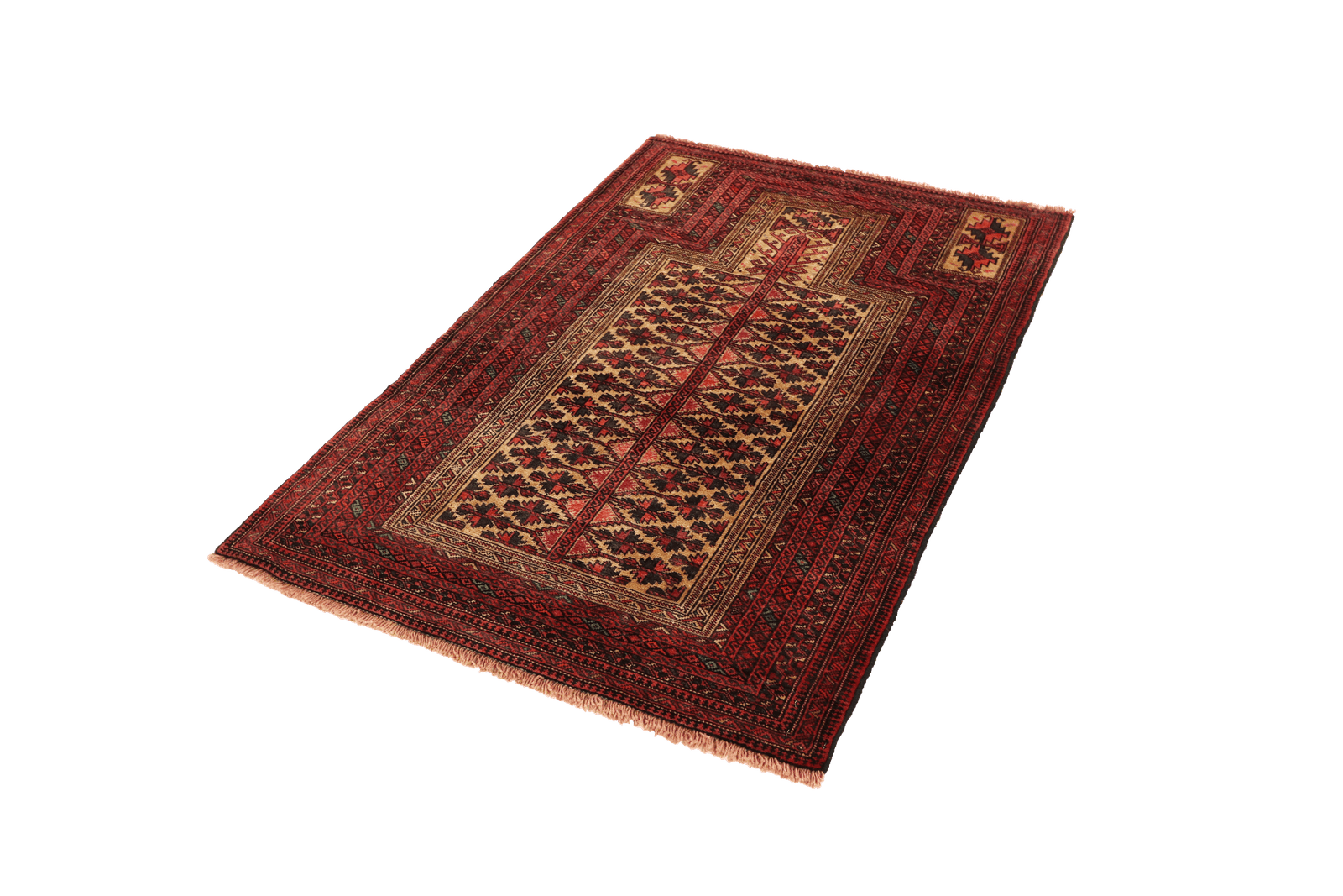 Belutch — Hand-knotted, 104x159 cm, Multicolor, 100% Virgin Wool | View 6