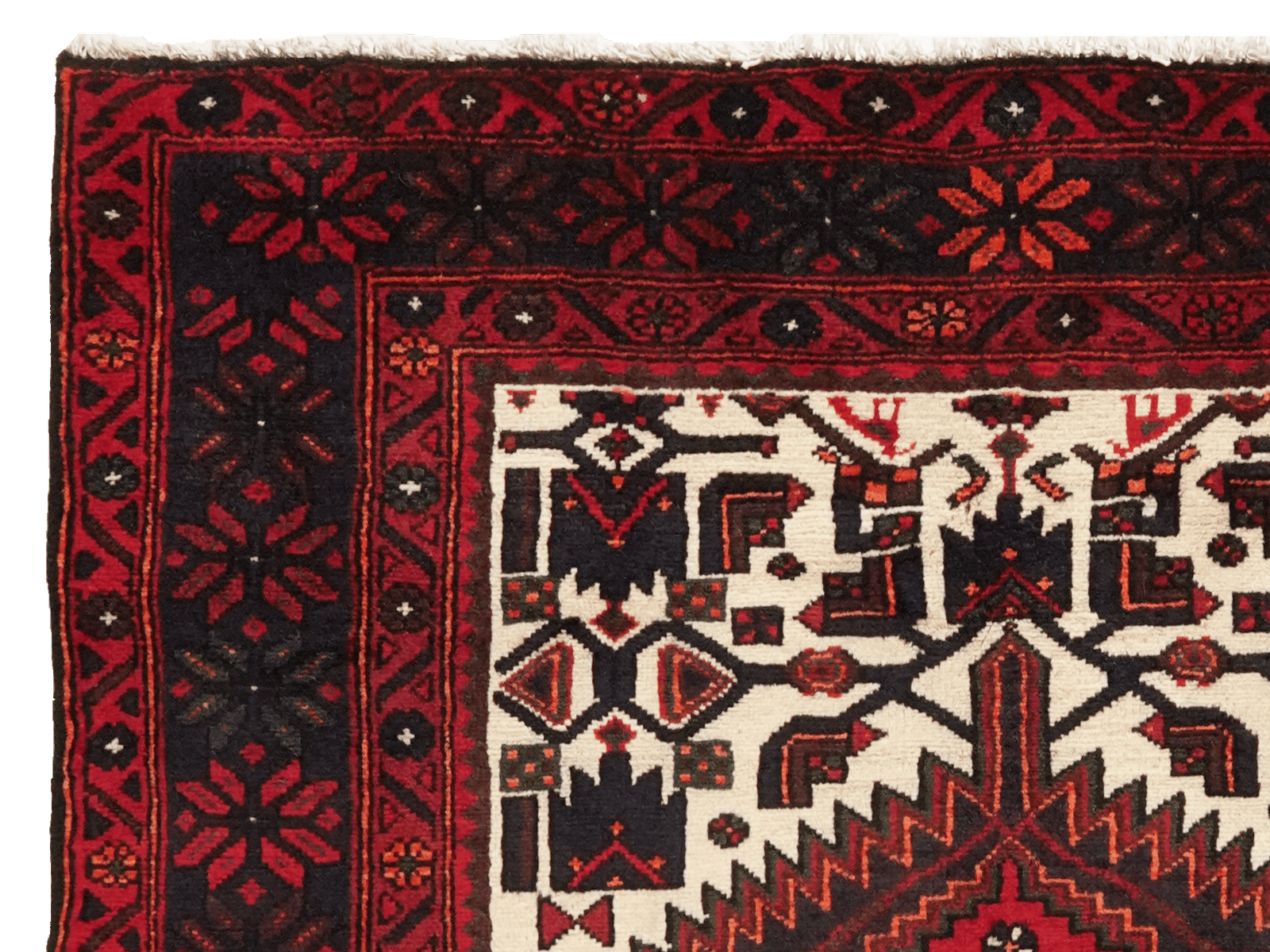 Khamseh — Hand-knotted, 127x218 cm, Blue, 100% Virgin Wool | View 3