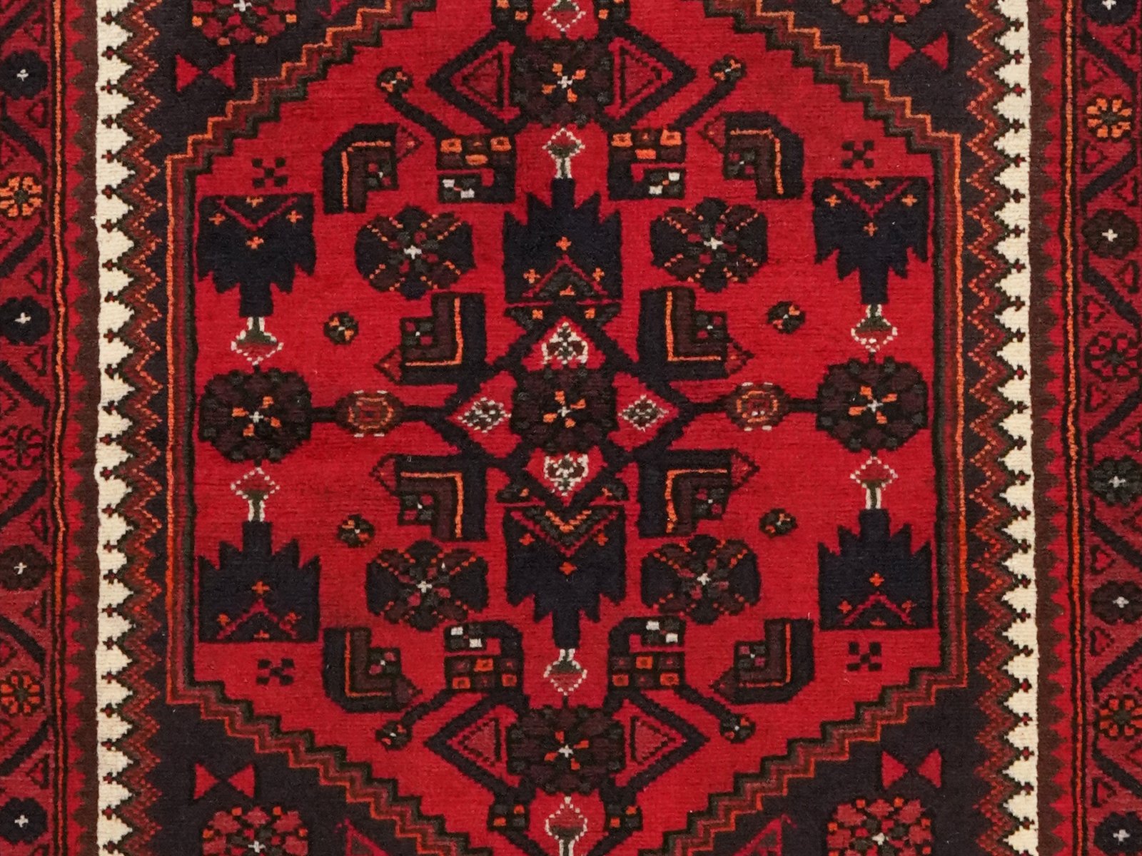 Khamseh — Hand-knotted, 127x218 cm, Blue, 100% Virgin Wool | View 4