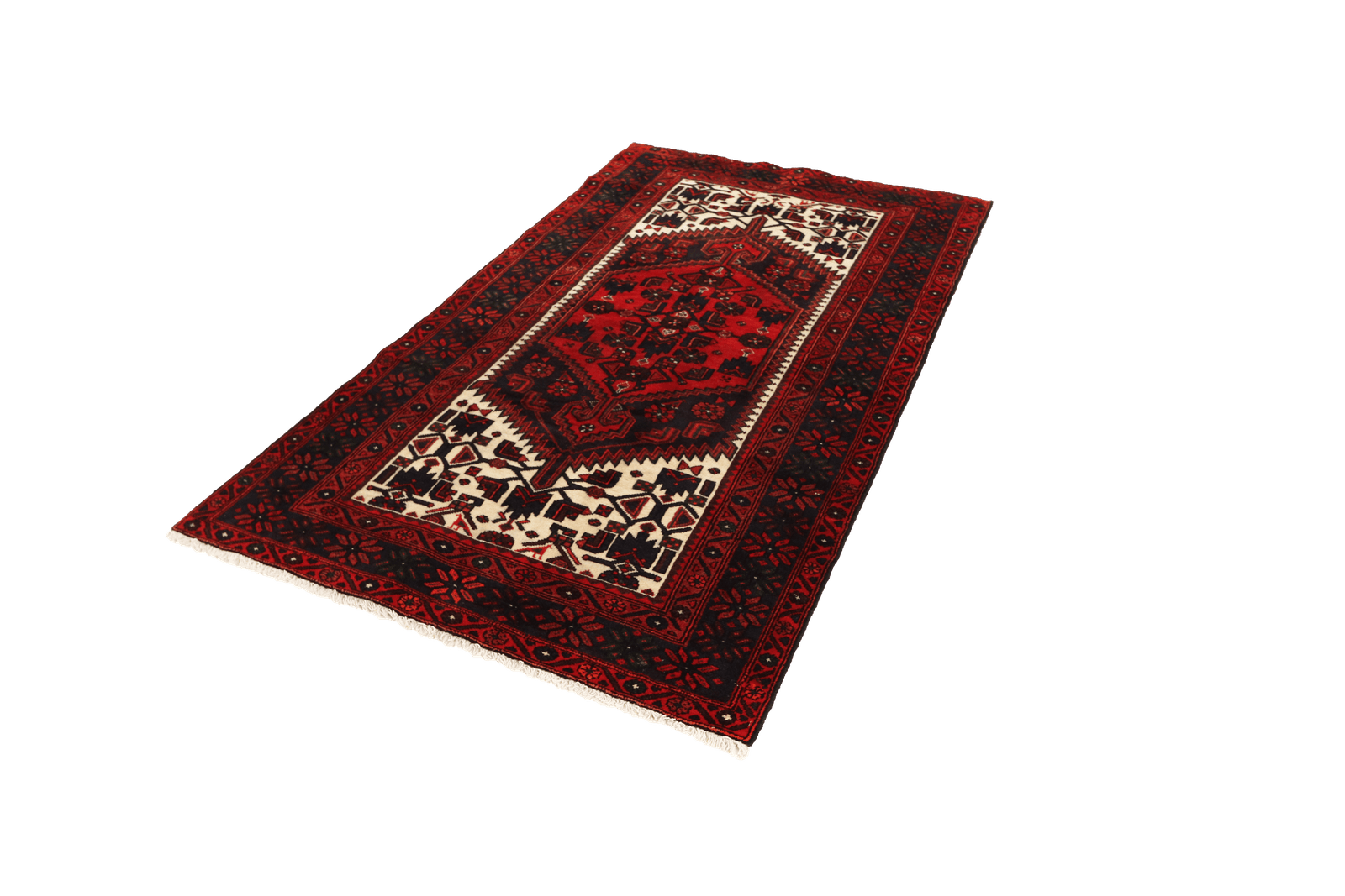 Khamseh — Hand-knotted, 127x218 cm, Blue, 100% Virgin Wool | View 6