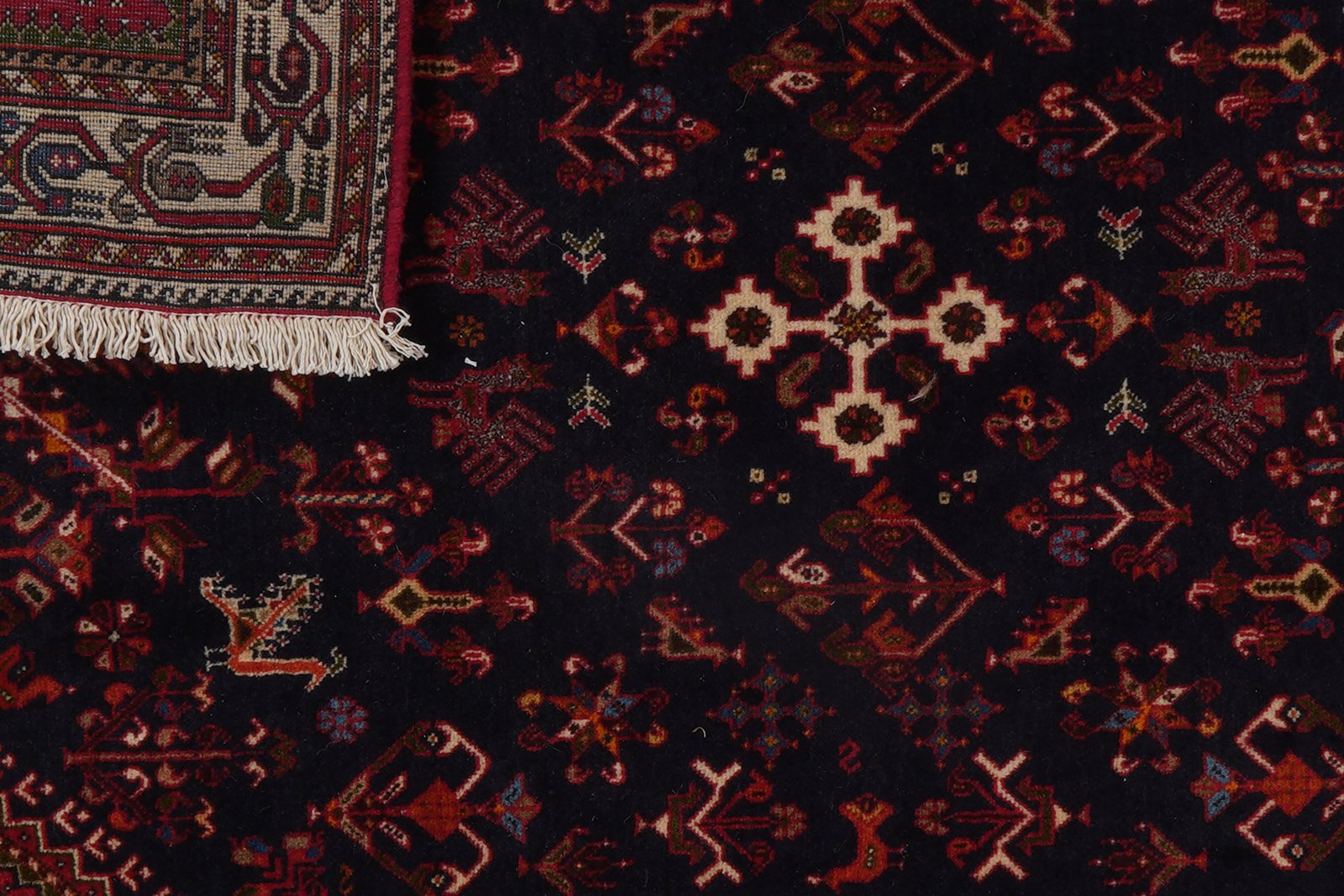 Nasrabad — Hand-knotted, 102x150 cm, Blue, 100% Virgin Wool | View 7