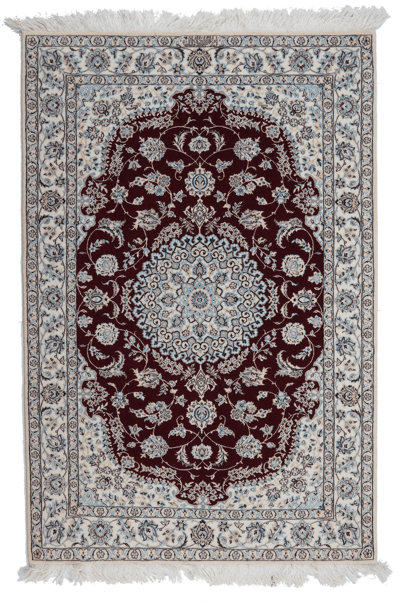 Nain 6La — Hand-knotted, 103x154 cm, Red, 100% Virgin Wool | Main view