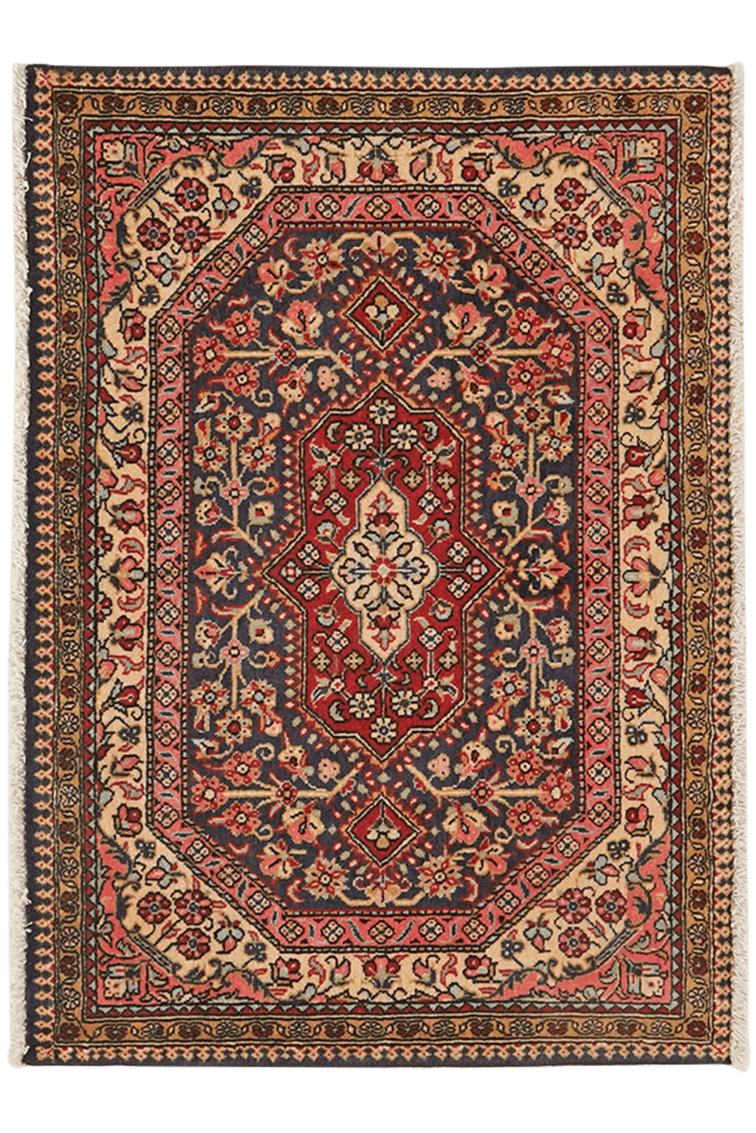 Ghoum — Hand-knotted, 86x60 cm, Blue, 100% Virgin Wool | Main view