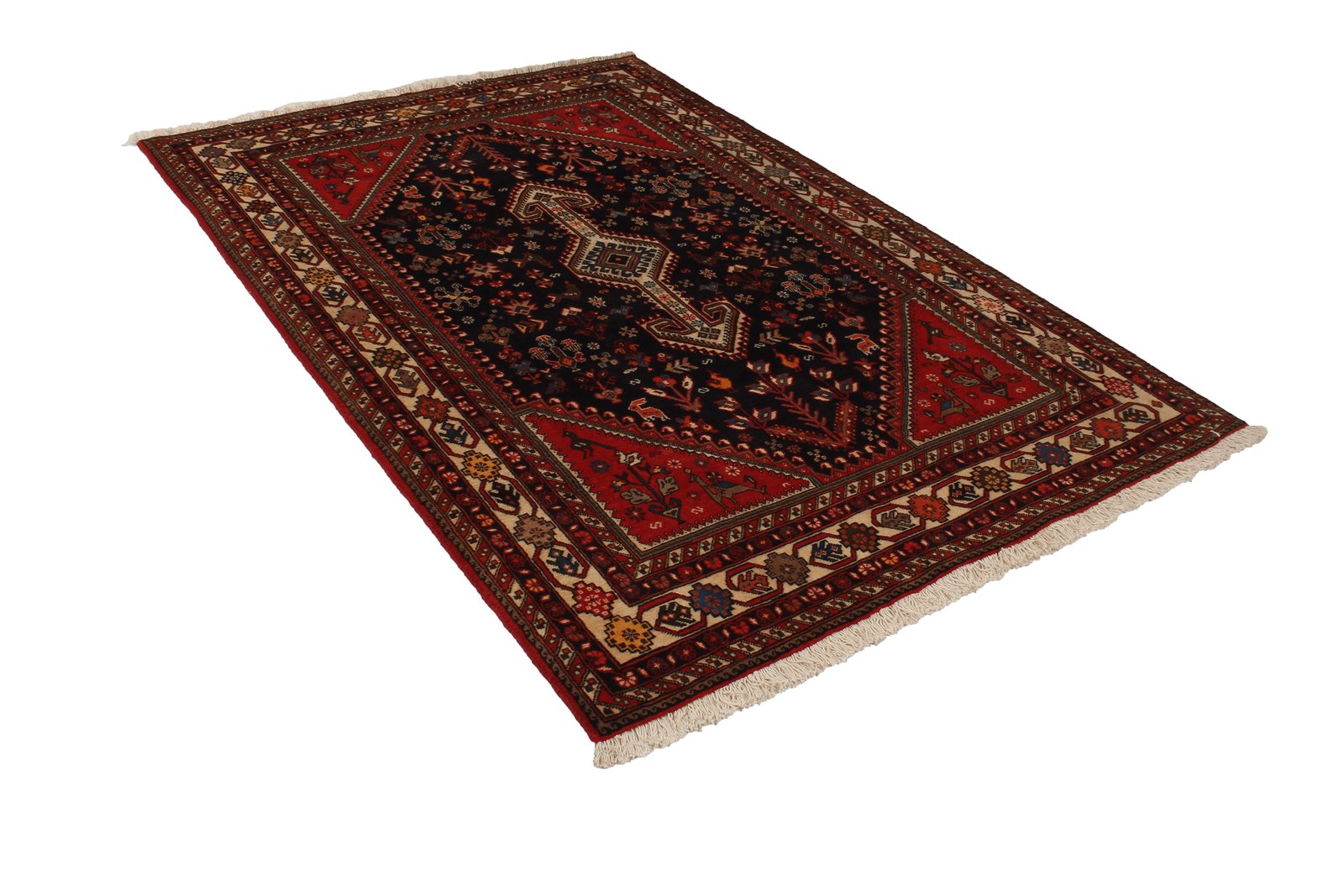 Nasrabad — Hand-knotted, 141x208 cm, Blue, 100% Virgin Wool | View 4