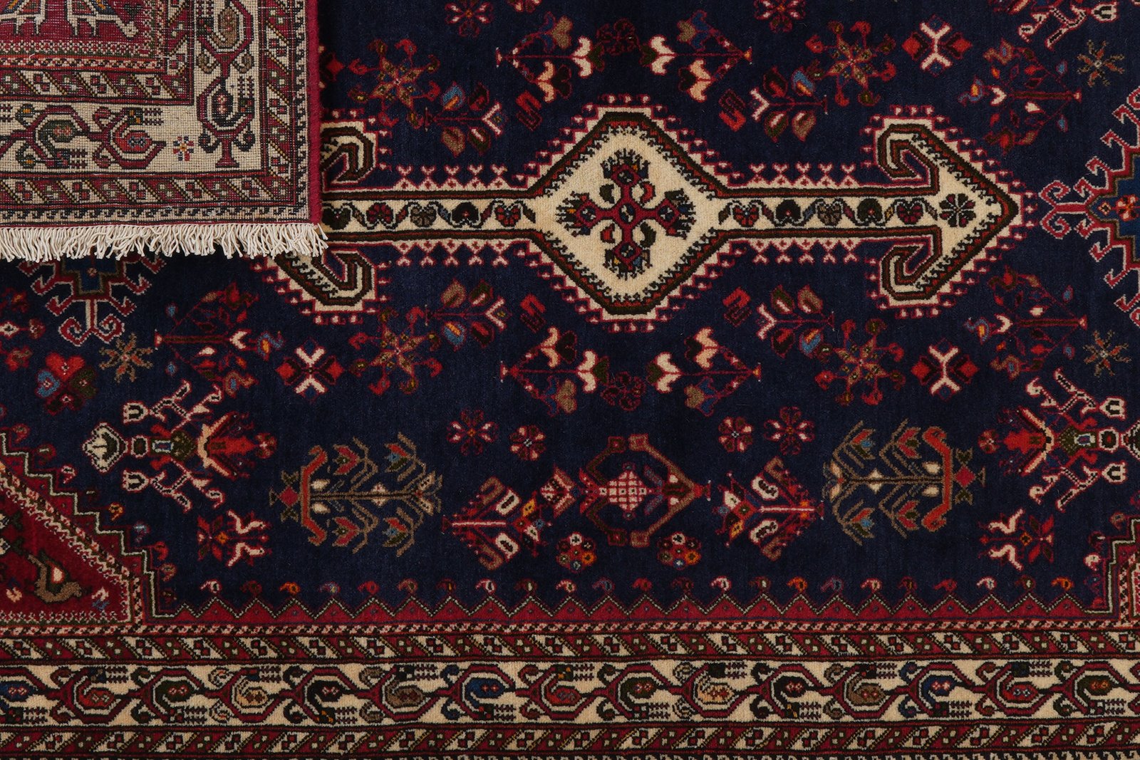 Nasrabad — Hand-knotted, 101x155 cm, Blue, 100% Virgin Wool | View 7
