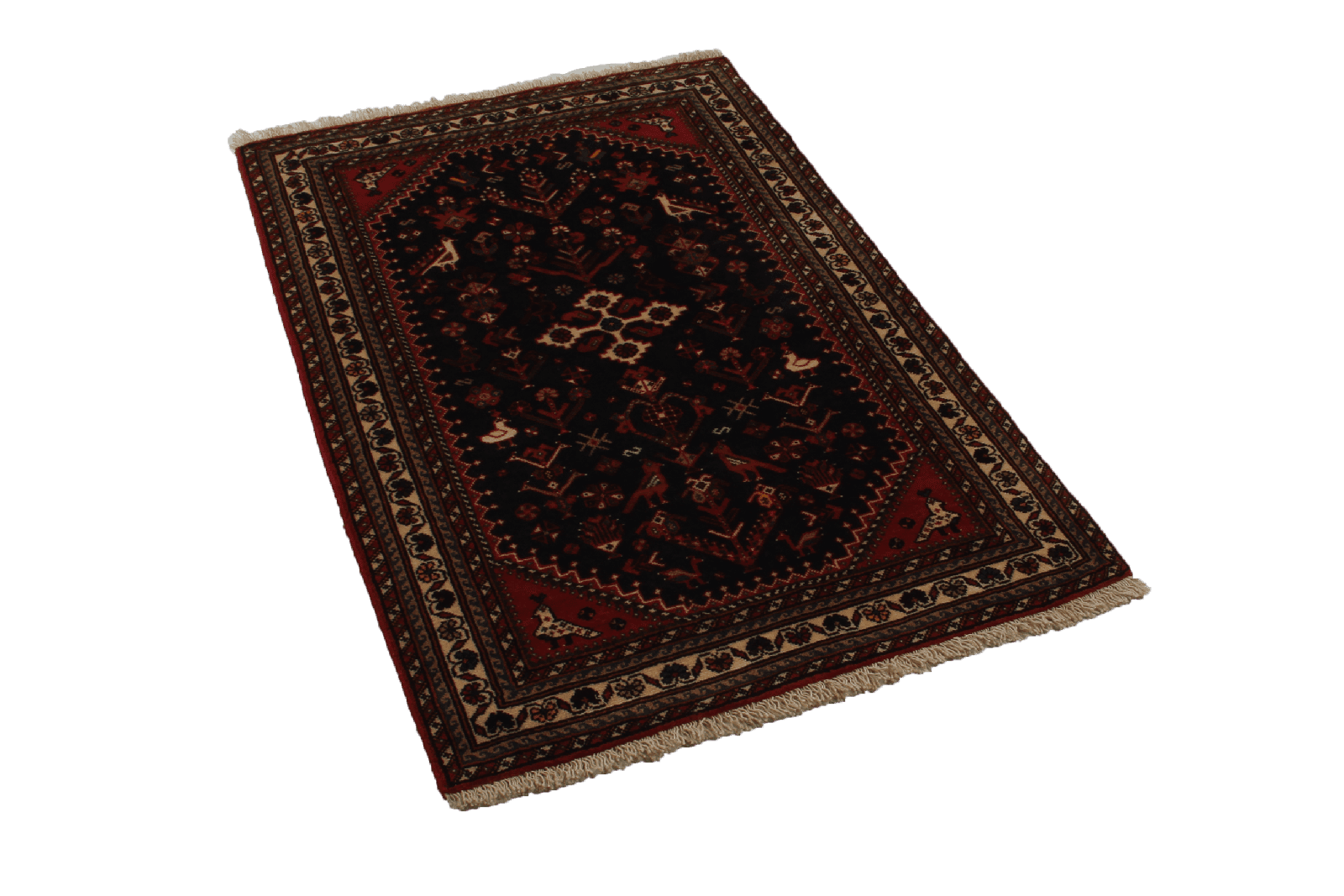 Nasrabad — Hand-knotted, 81x128 cm, Blue, 100% Virgin Wool | View 4