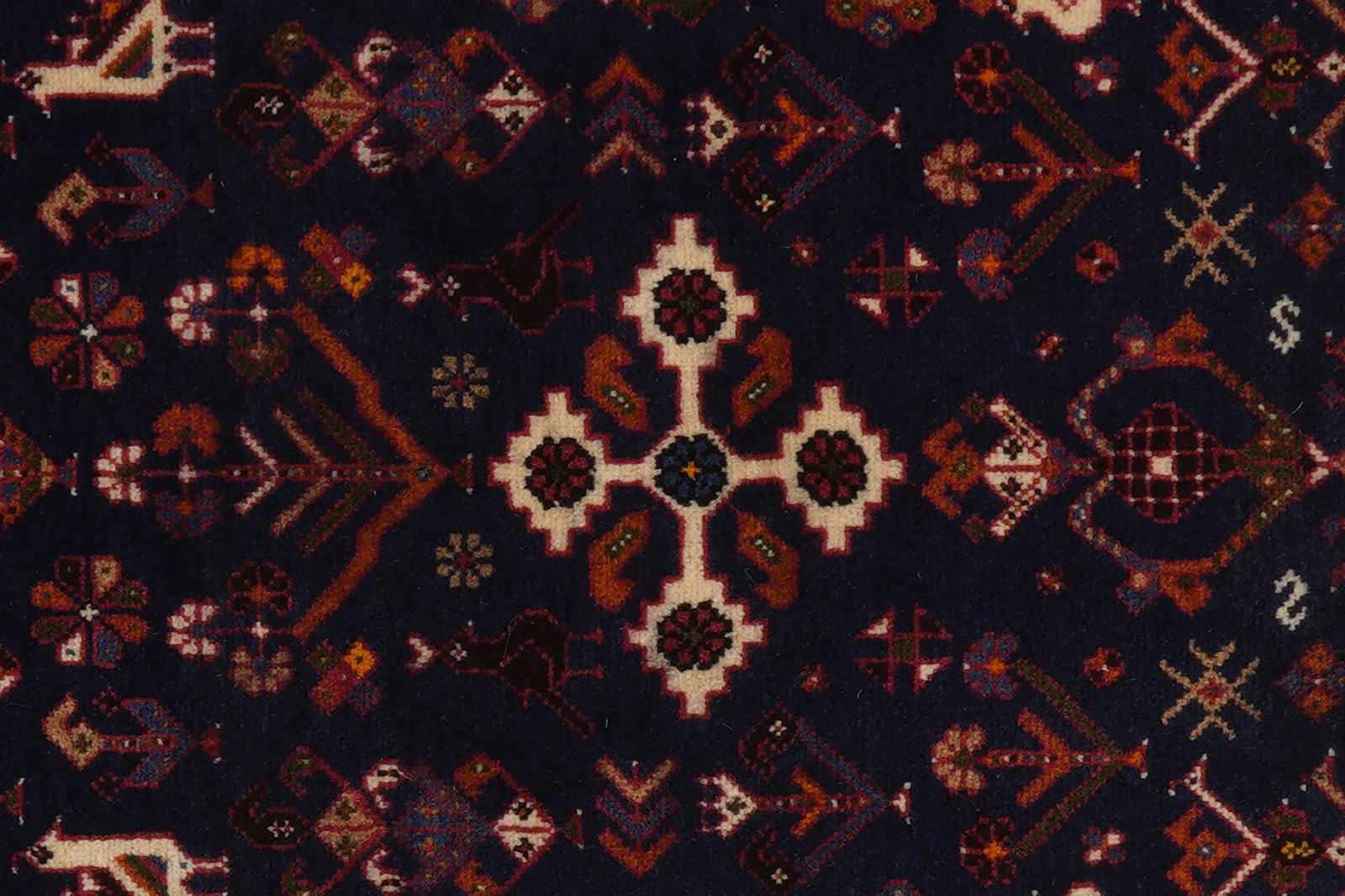Nasrabad — Hand-knotted, 81x128 cm, Blue, 100% Virgin Wool | View 8