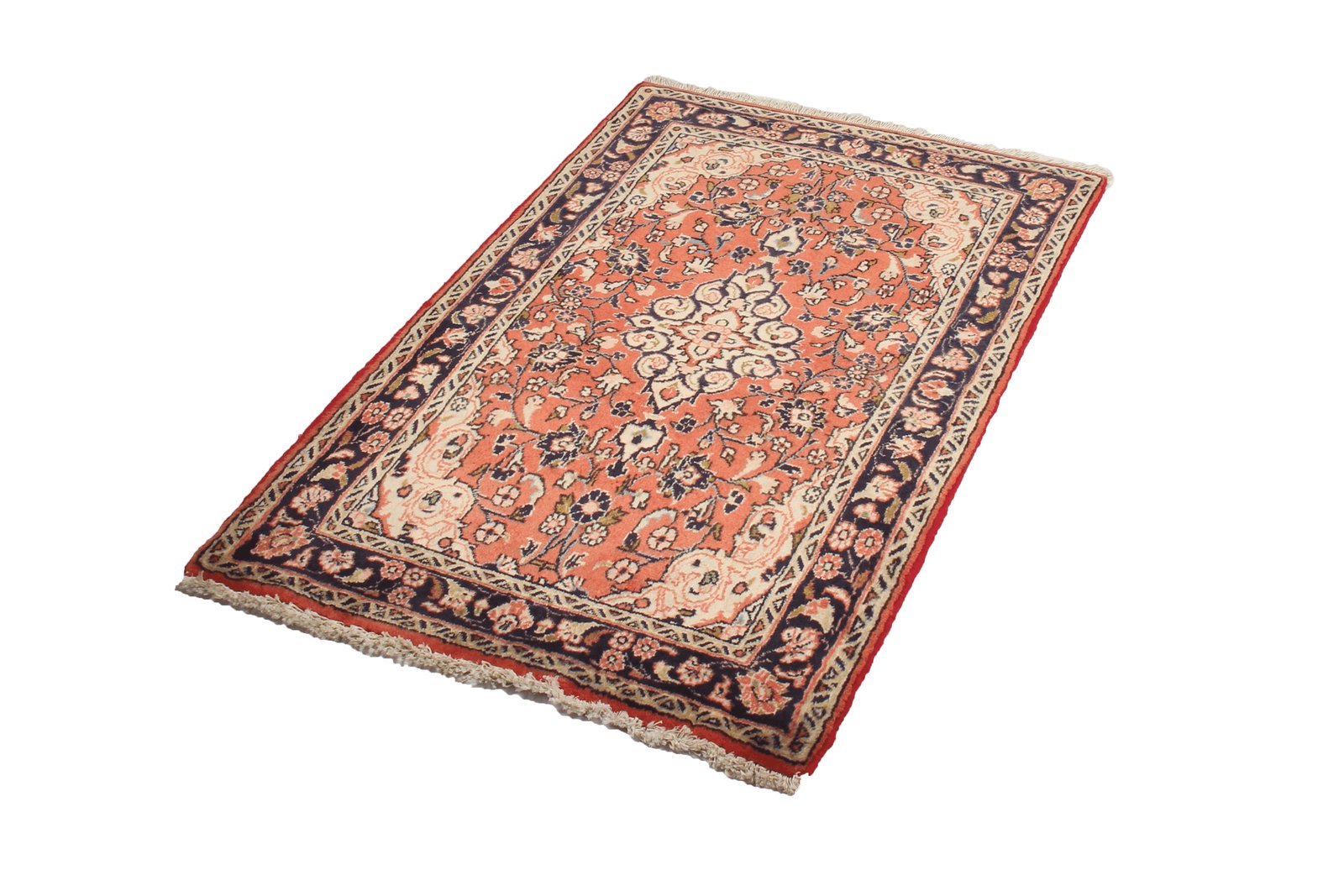 Sarough — Hand-knotted, 70x111 cm, Red, 100% Virgin Wool | View 4