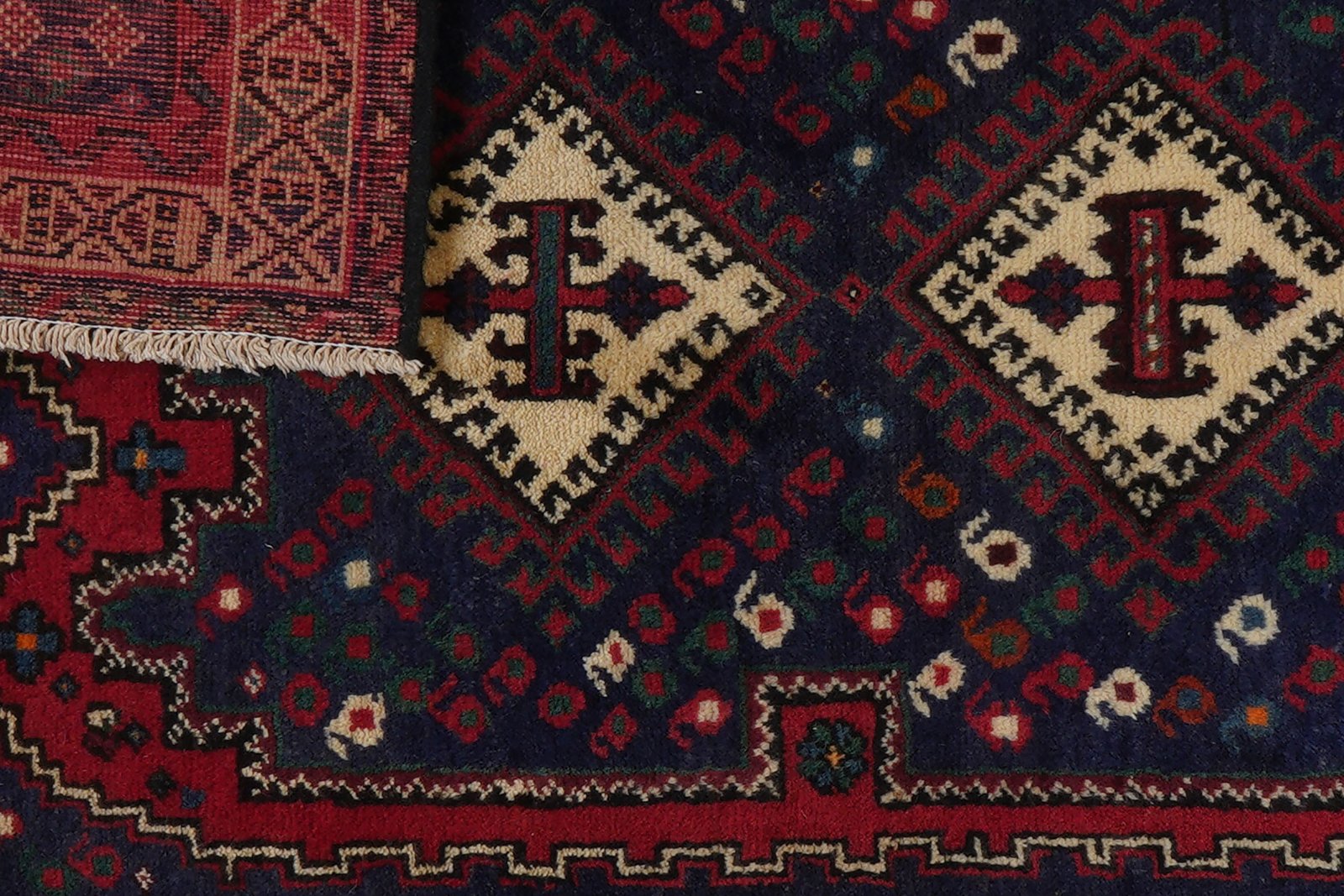 Afshar — Hand-knotted, 78x146 cm, Blue, 100% Virgin Wool | View 7