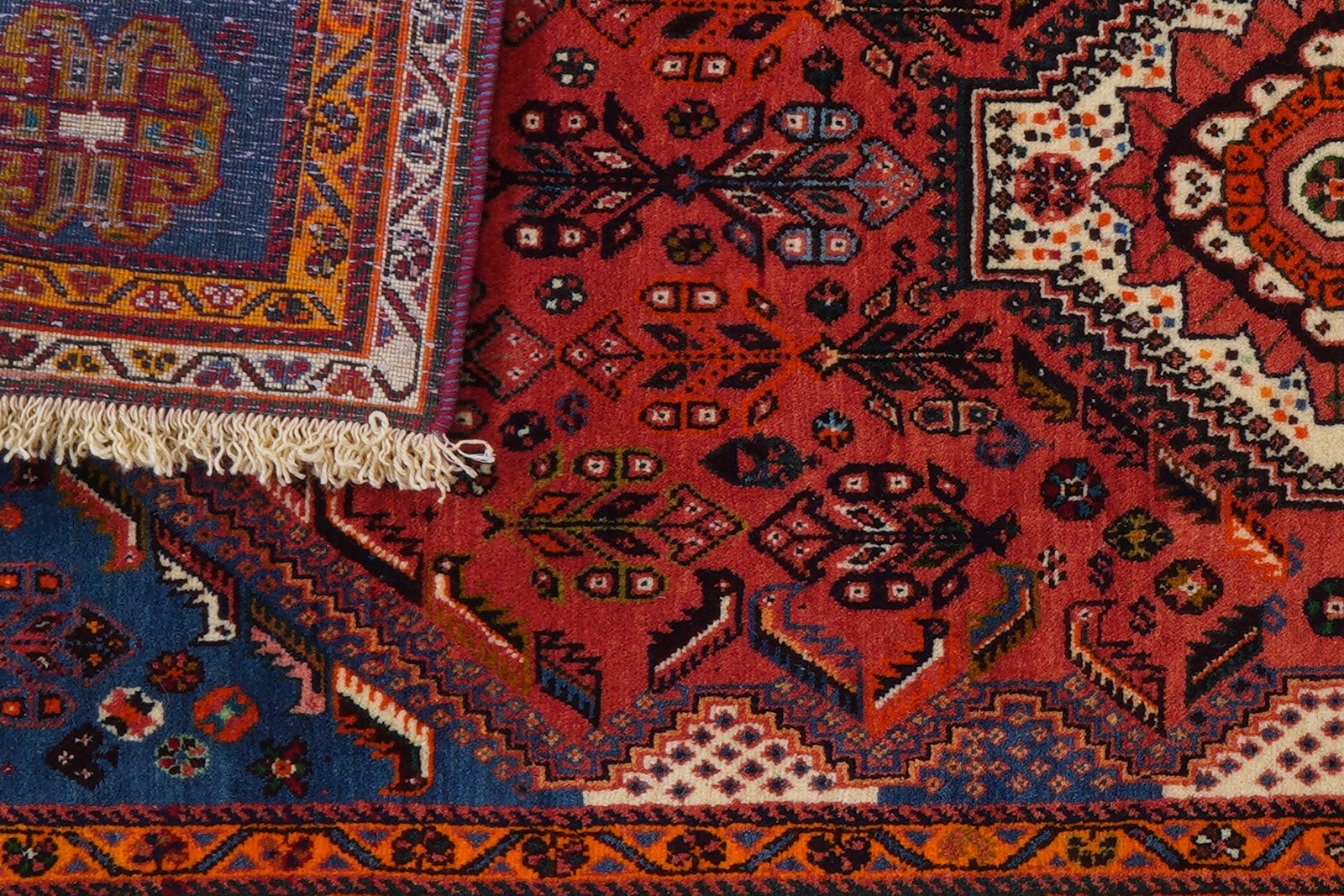 Kashkuli — Hand-knotted, 87x200 cm, Red, 100% Virgin Wool | View 8