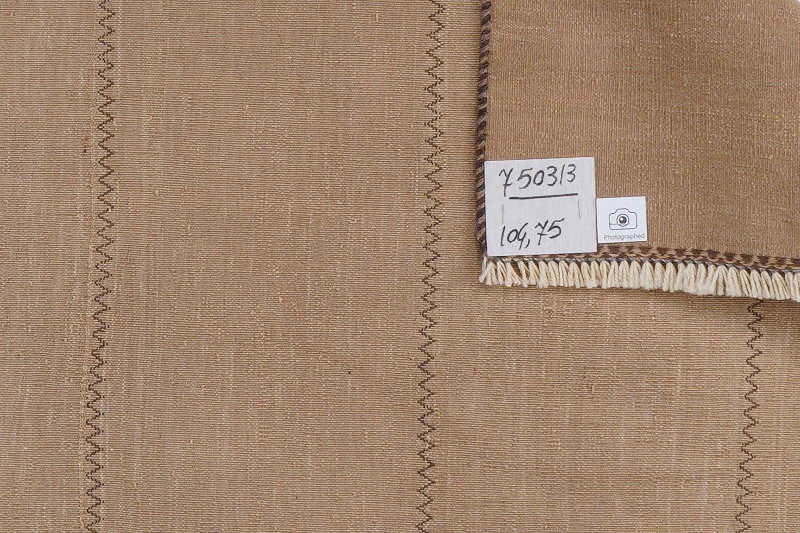 Kelim Afshar — Handmade, 75x104 cm, Grey, 100% Virgin Wool | View 6
