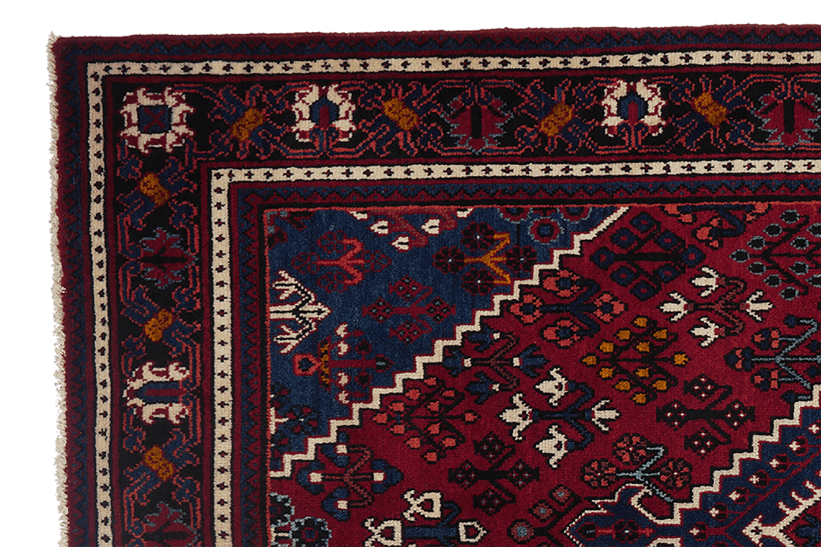 Djoshaghan — Hand-knotted, 131x208 cm, Red, 100% Virgin Wool | View 3