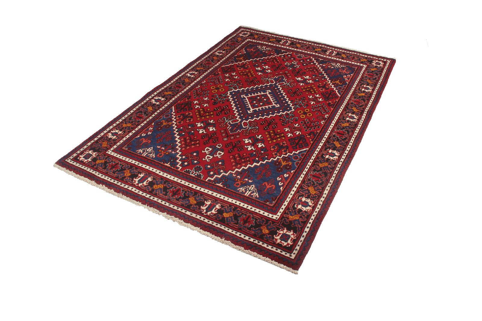 Djoshaghan — Hand-knotted, 131x208 cm, Red, 100% Virgin Wool | View 5