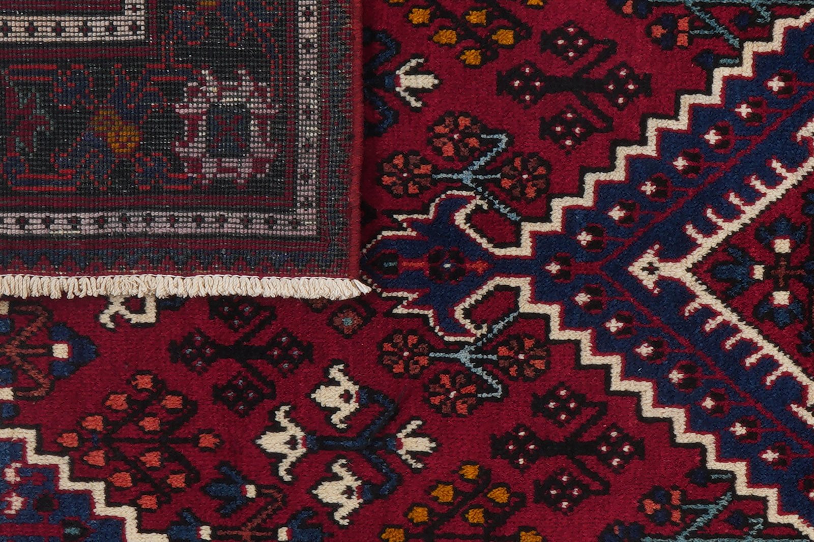 Djoshaghan — Hand-knotted, 131x208 cm, Red, 100% Virgin Wool | View 8