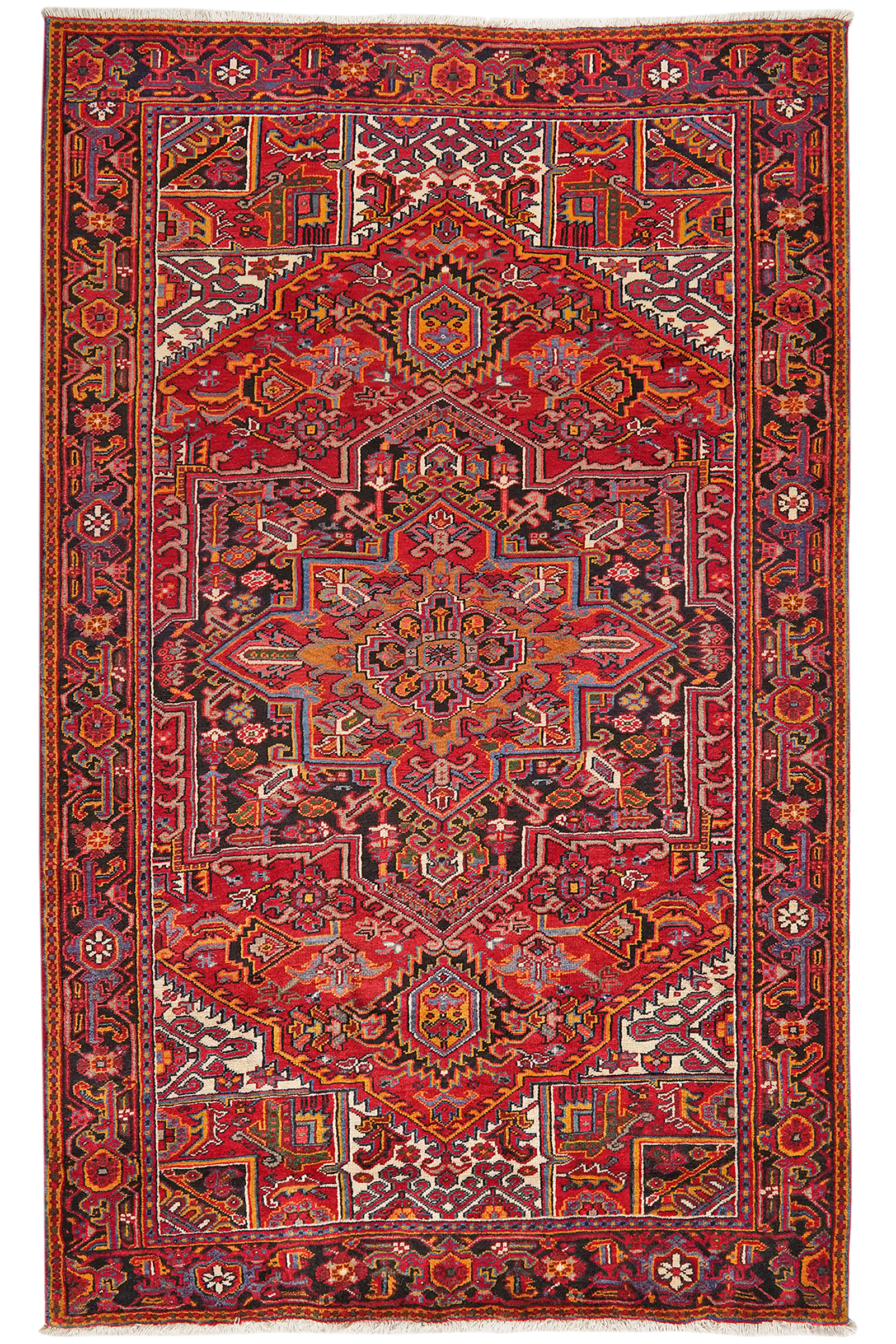 Mehrewan — Hand-knotted, 164x268 cm, Red, 100% Virgin Wool | Main view