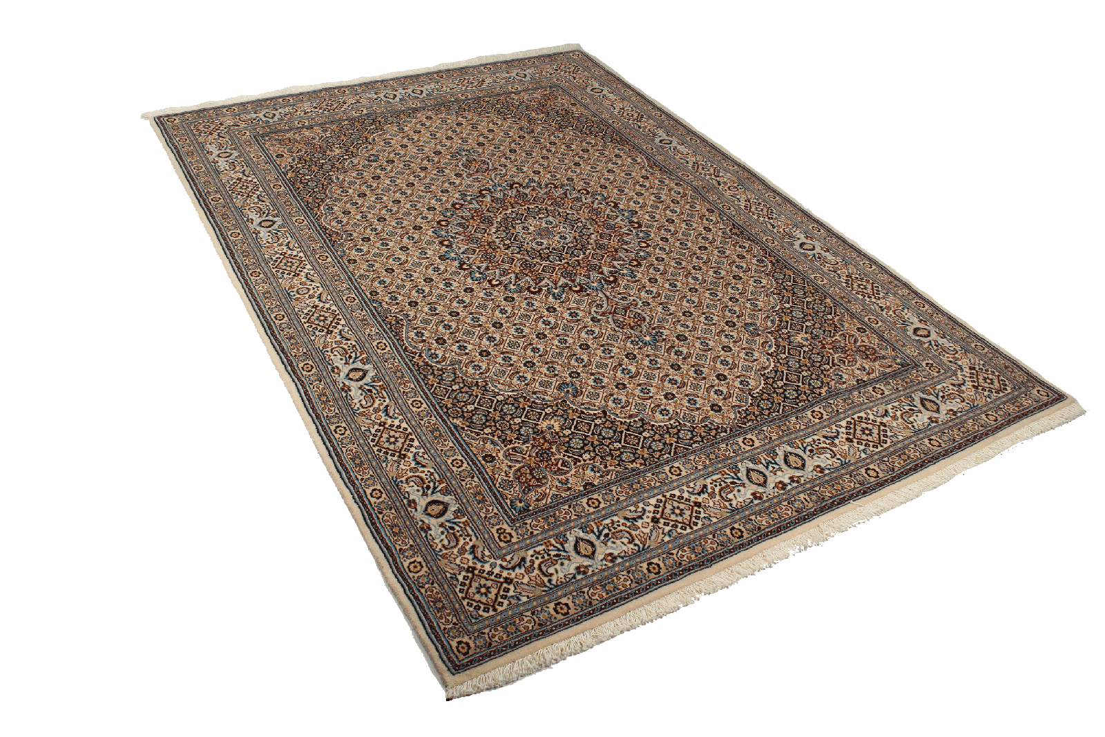 Moud Mahi — Hand-knotted, 169x241 cm, Brown, 100% Virgin Wool | View 4