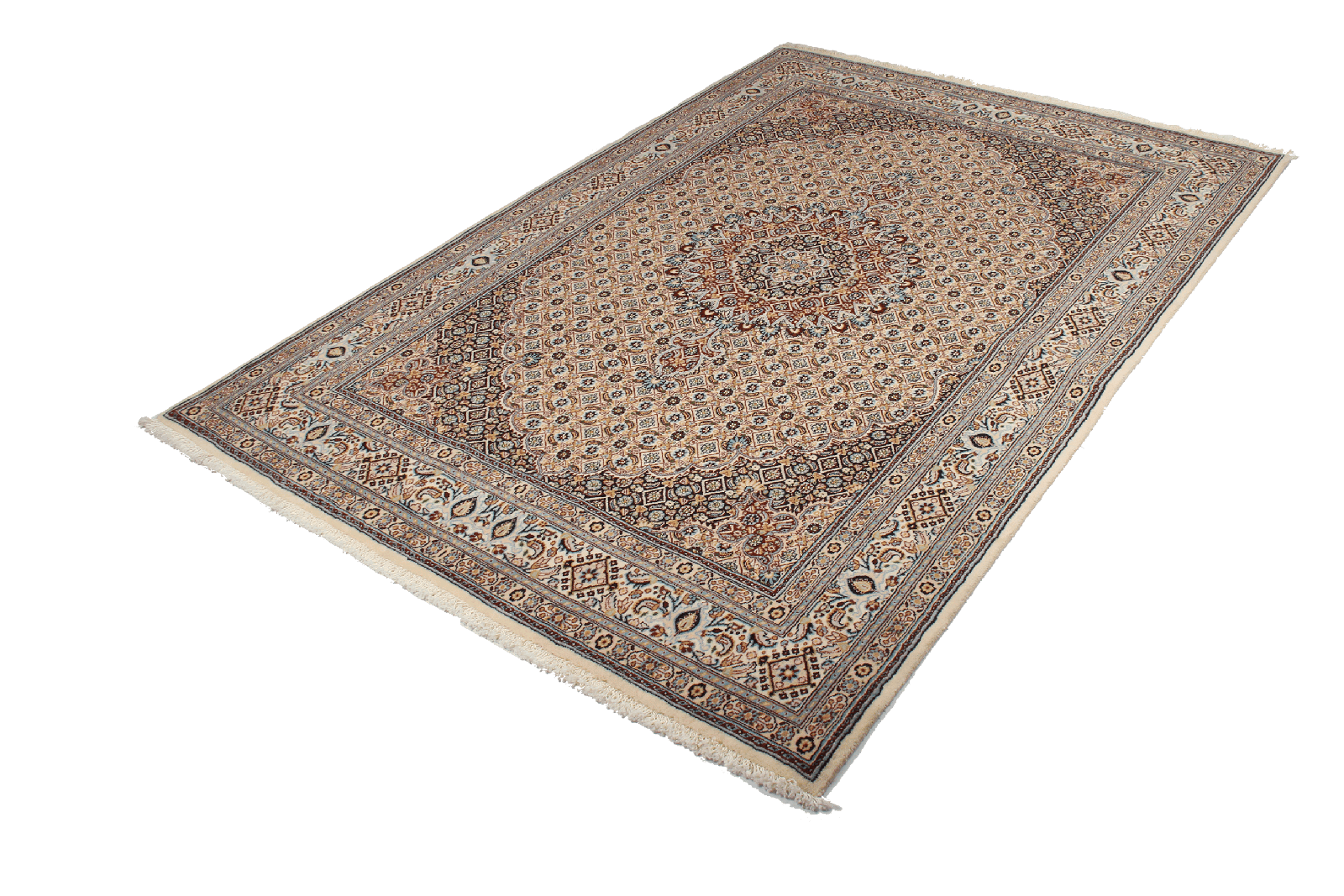 Moud Mahi — Hand-knotted, 169x241 cm, Brown, 100% Virgin Wool | View 5