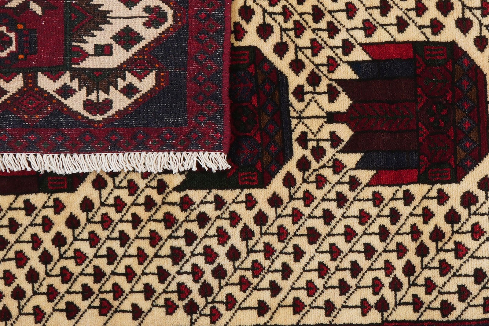 Shahsavan — Hand-knotted, 128x196 cm, Beige, 100% Virgin Wool | View 8