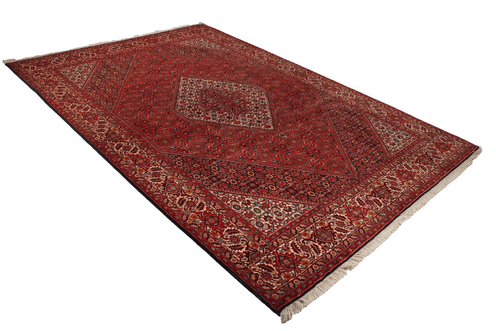 Bidjar Zandjan — Hand-knotted, 198x295 cm, Red, 100% Virgin Wool | View 5