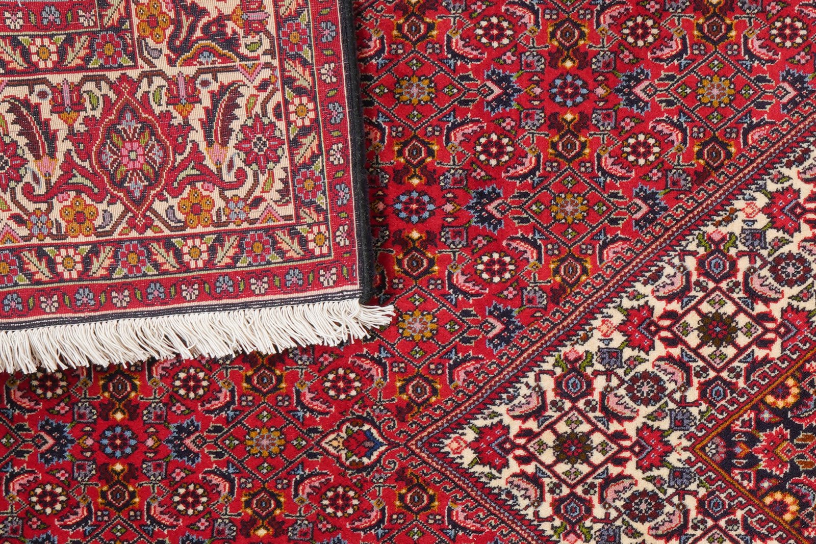 Bidjar Zandjan — Hand-knotted, 198x295 cm, Red, 100% Virgin Wool | View 7