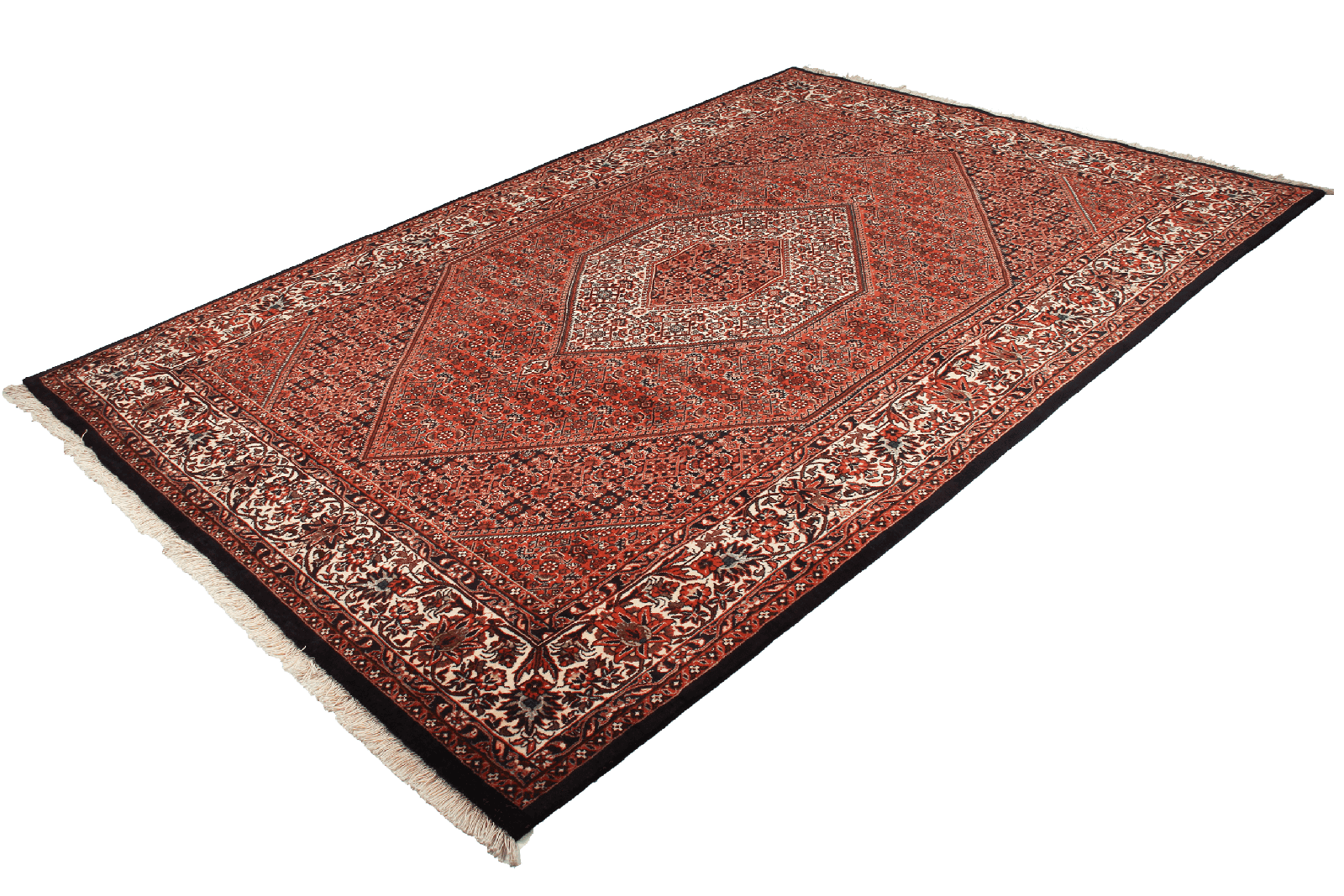 Bidjar Zandjan — Hand-knotted, 202x301 cm, Red, 100% Virgin Wool | View 5