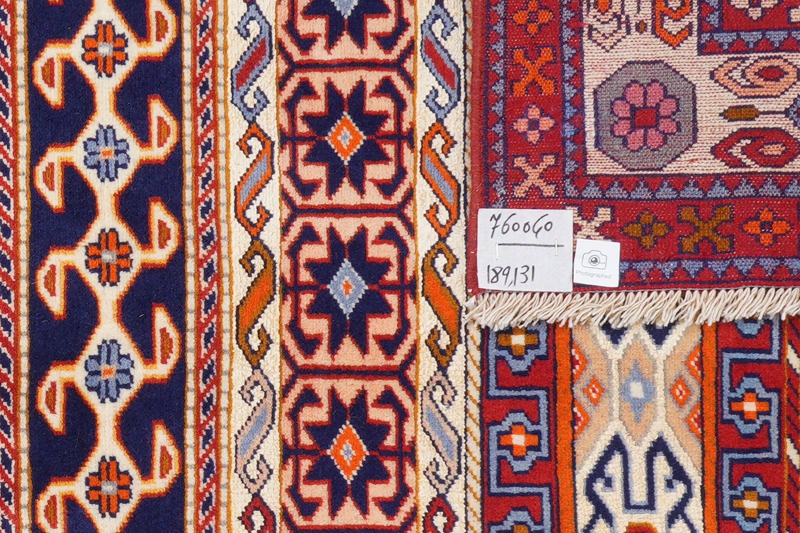 Kordibaf — Hand-knotted, 131x189 cm, Multicolor, 90% Schurwolle, 10% Seide | View 6