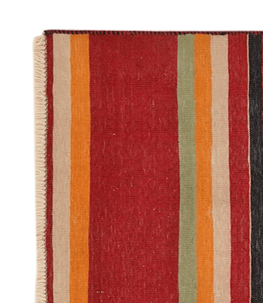 Kelim Afshar — Handmade, 54x89 cm, Multicolor, 100% Virgin Wool | View 3