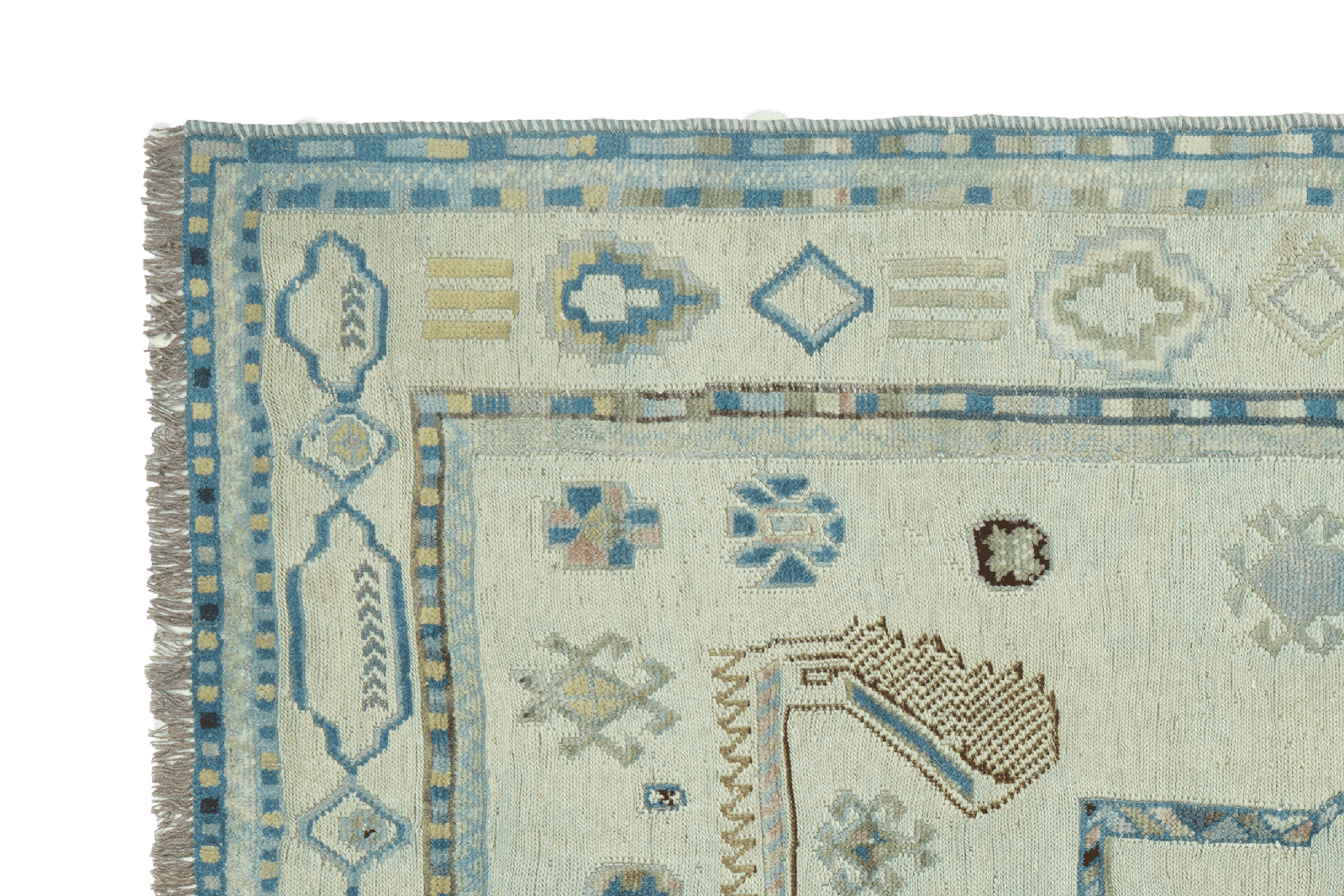 Kelim Belutch — Handmade, 157x172 cm, Green, 100% Virgin Wool | View 3
