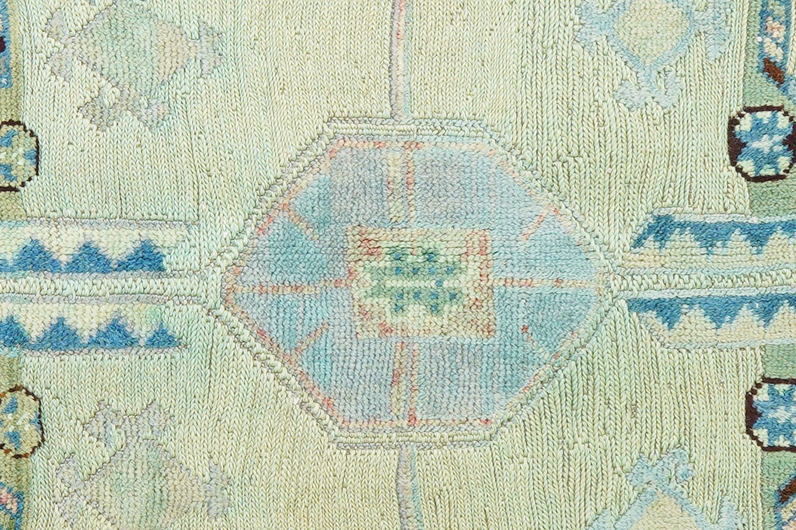 Kelim Belutch — Handmade, 157x172 cm, Green, 100% Virgin Wool | View 5