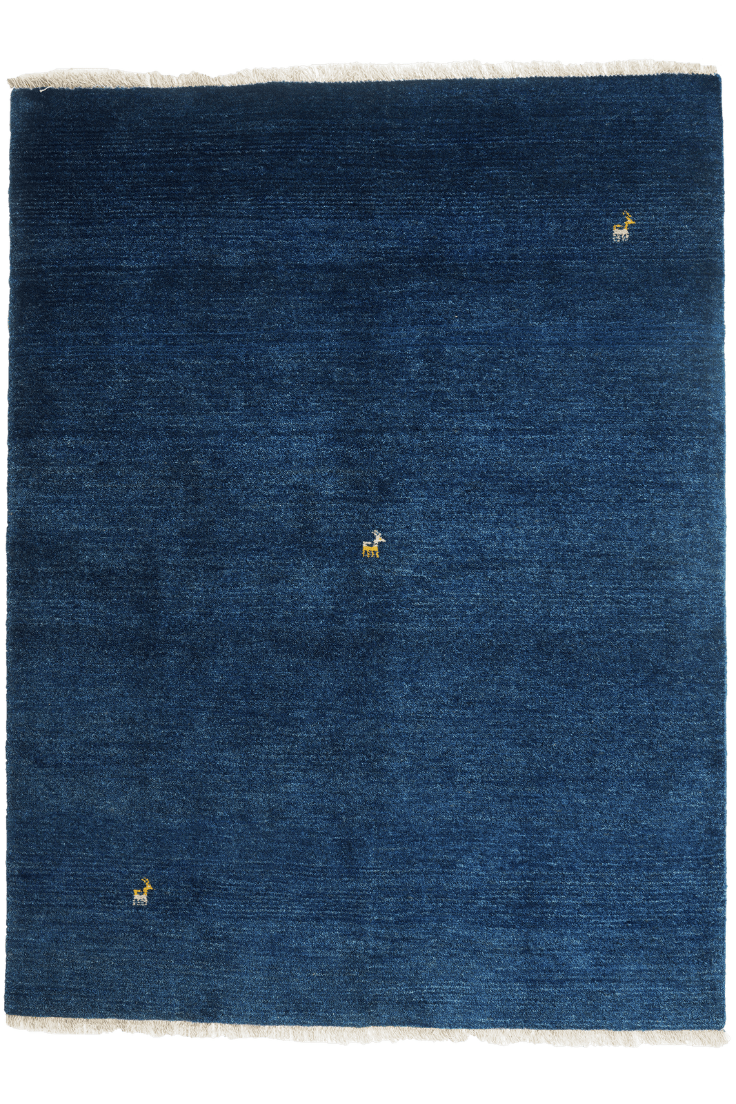 Gabbeh — Hand-knotted, 152x200 cm, Blue, 100% Virgin Wool | Main view