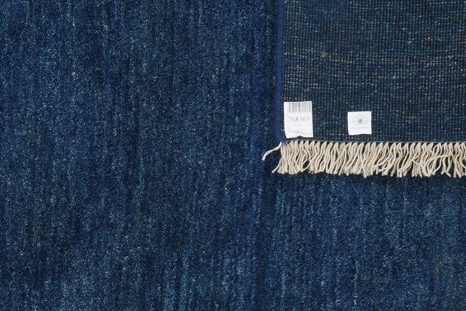 Gabbeh — Hand-knotted, 153x205 cm, Blue, 100% Virgin Wool | View 6
