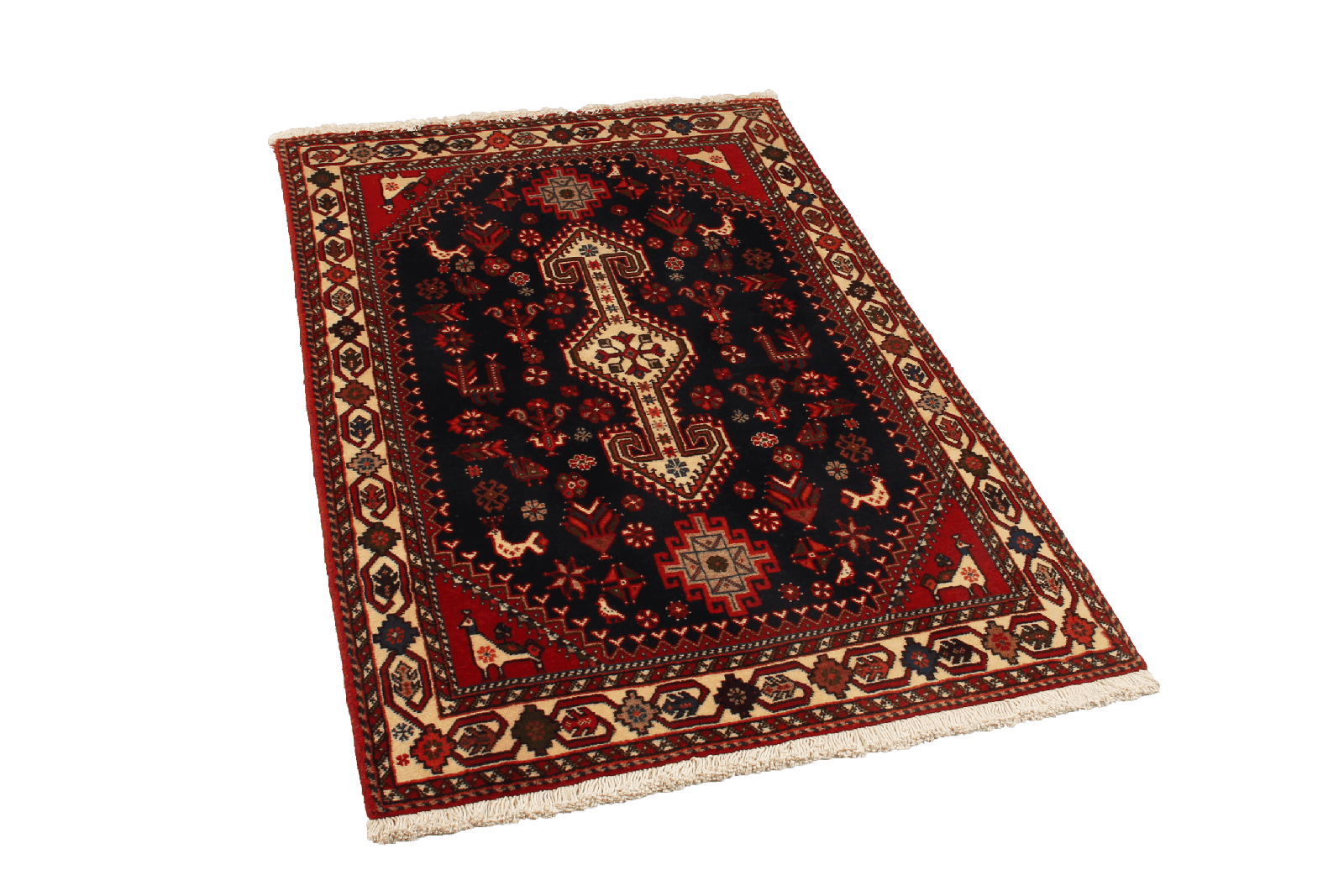 Nasrabad — Hand-knotted, 82x132 cm, Blue, 100% Virgin Wool | View 5