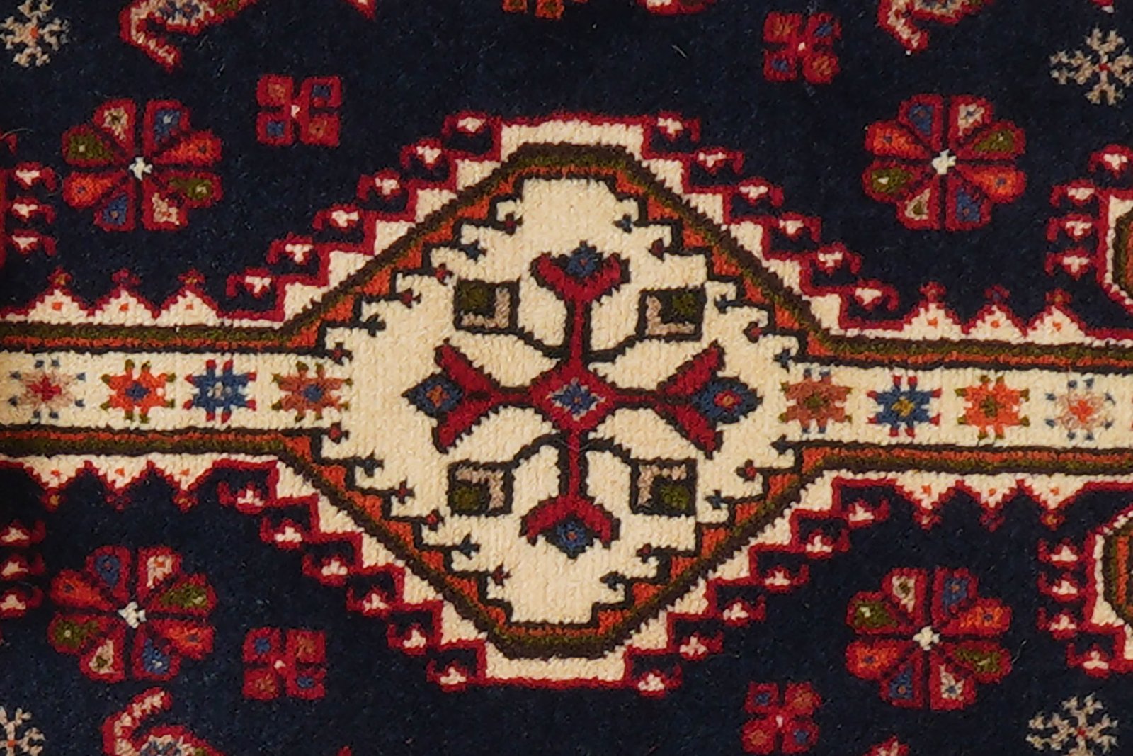 Nasrabad — Hand-knotted, 82x132 cm, Blue, 100% Virgin Wool | View 7
