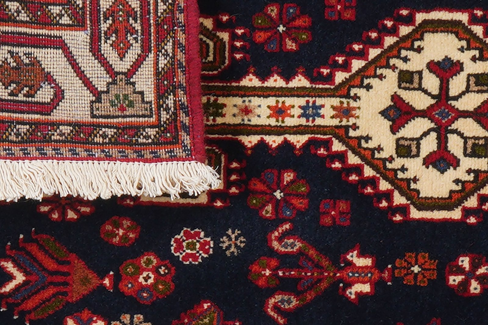 Nasrabad — Hand-knotted, 82x132 cm, Blue, 100% Virgin Wool | View 8