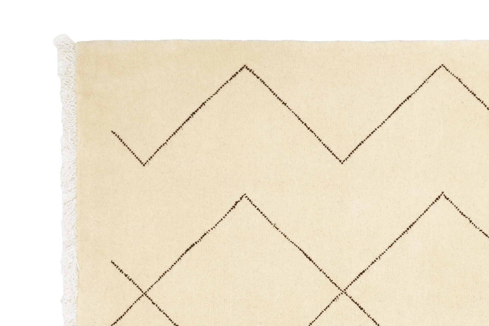 Gabbeh Basi — Hand-knotted, 148x203 cm, Beige, 100% Virgin Wool | View 3