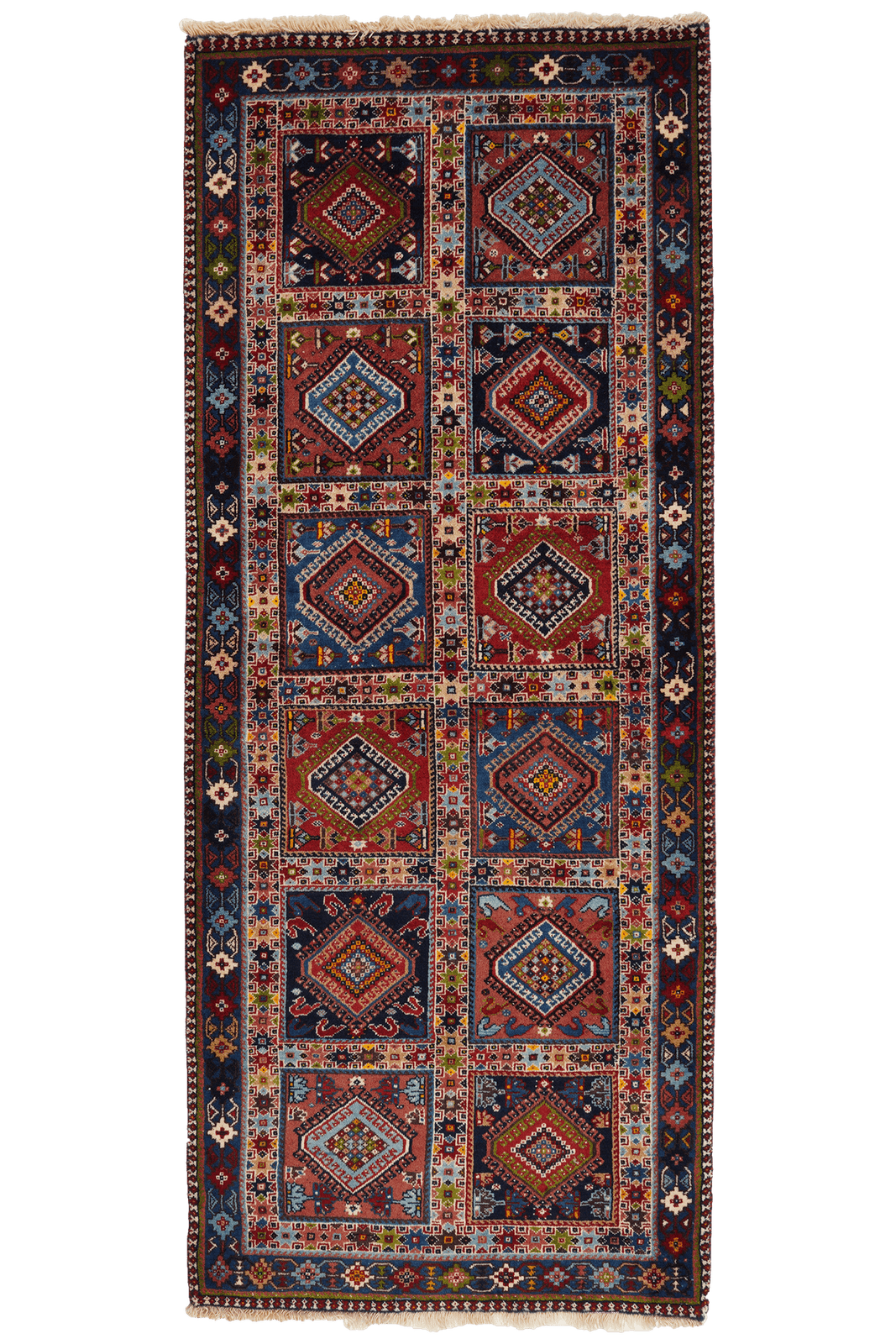 Yalameh — Hand-knotted, 78x191 cm, Multicolor, 100% Virgin Wool | Main view