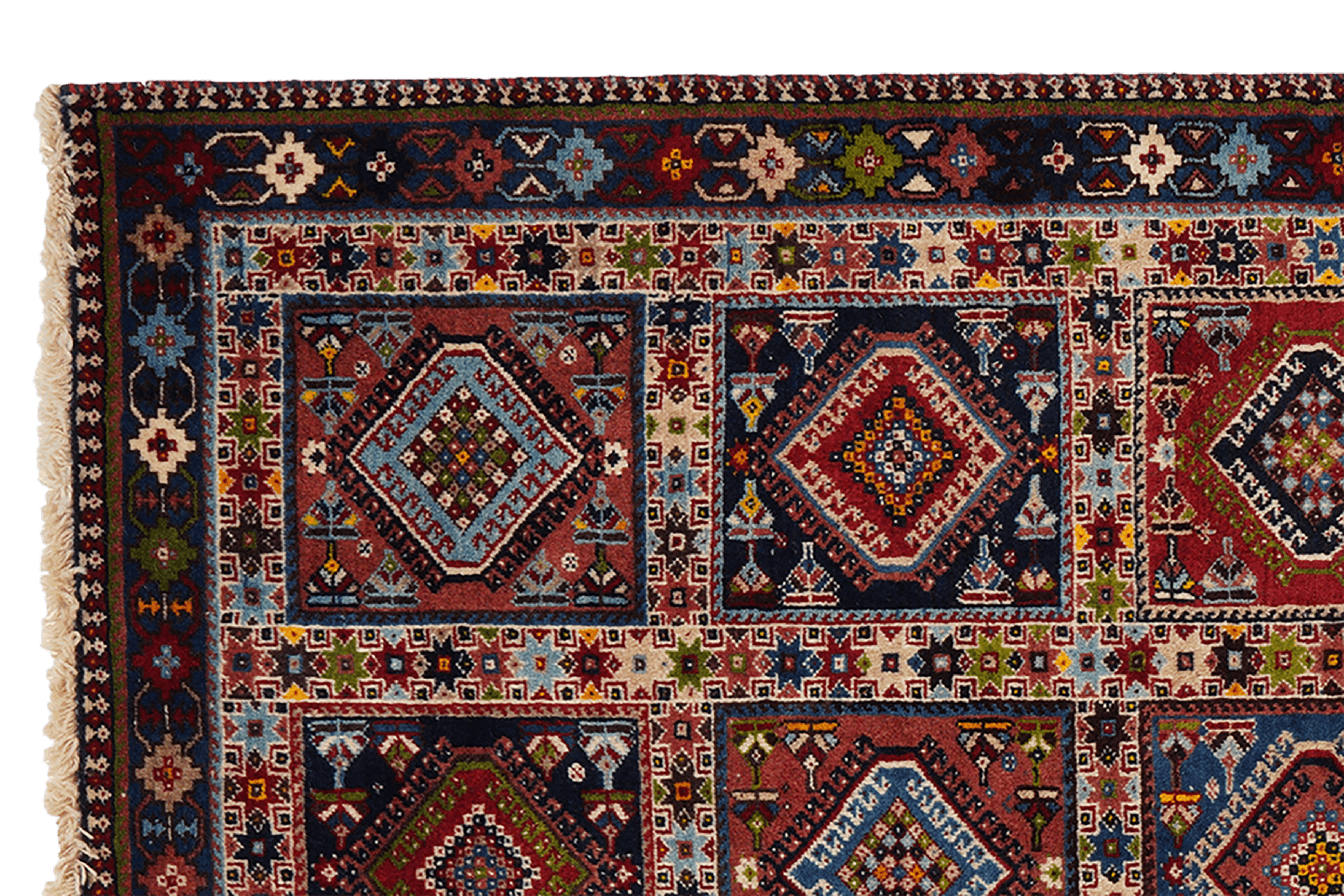 Yalameh — Hand-knotted, 78x191 cm, Multicolor, 100% Virgin Wool | View 3