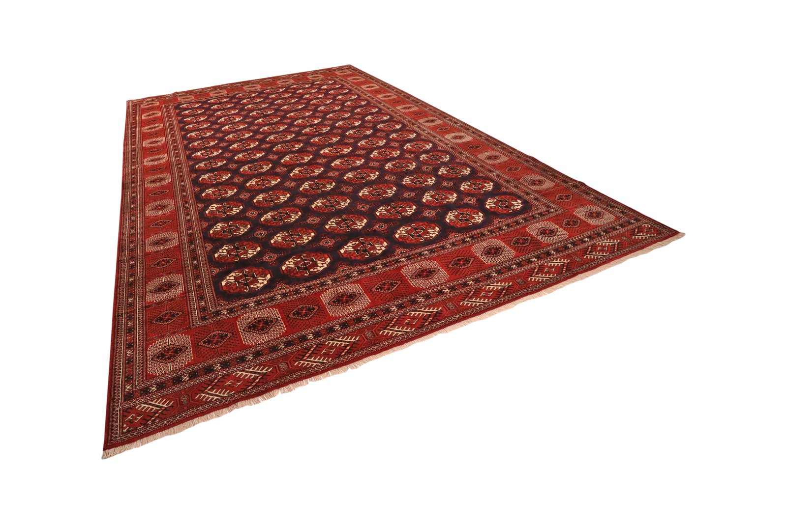 Turkman — Hand-knotted, 289x390 cm, Blue, 100% Virgin Wool | View 5