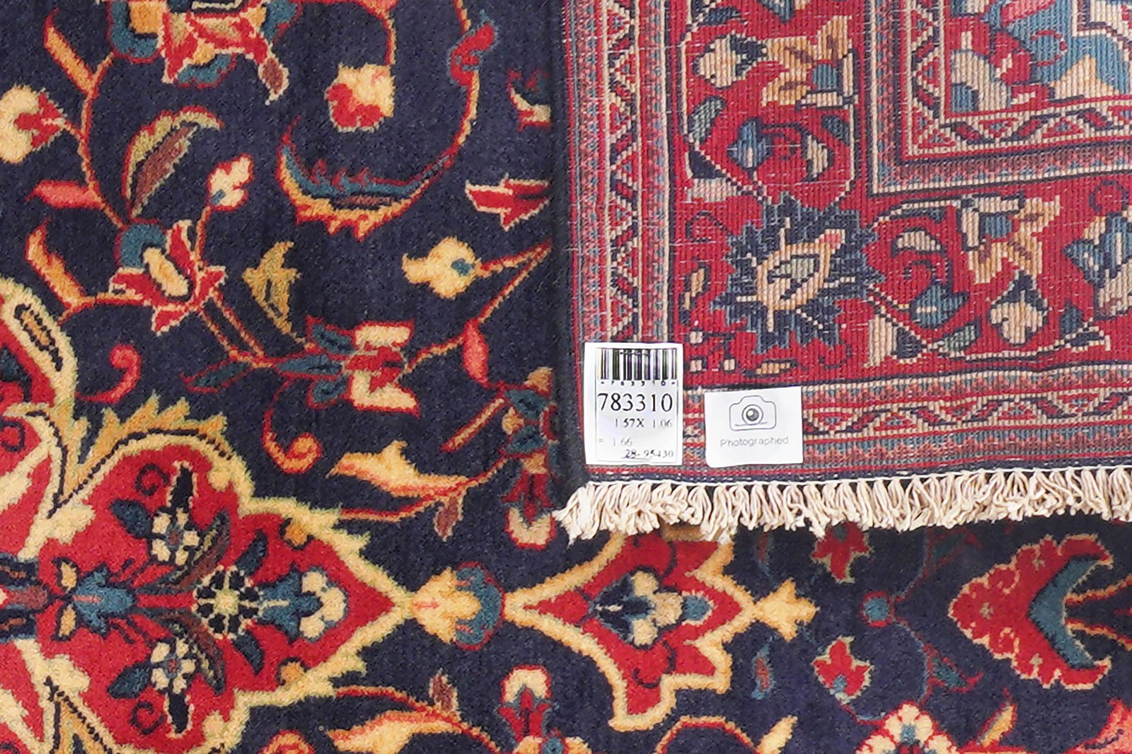 Mahal — Hand-knotted, 106x157 cm, Blue, 100% Virgin Wool | View 6
