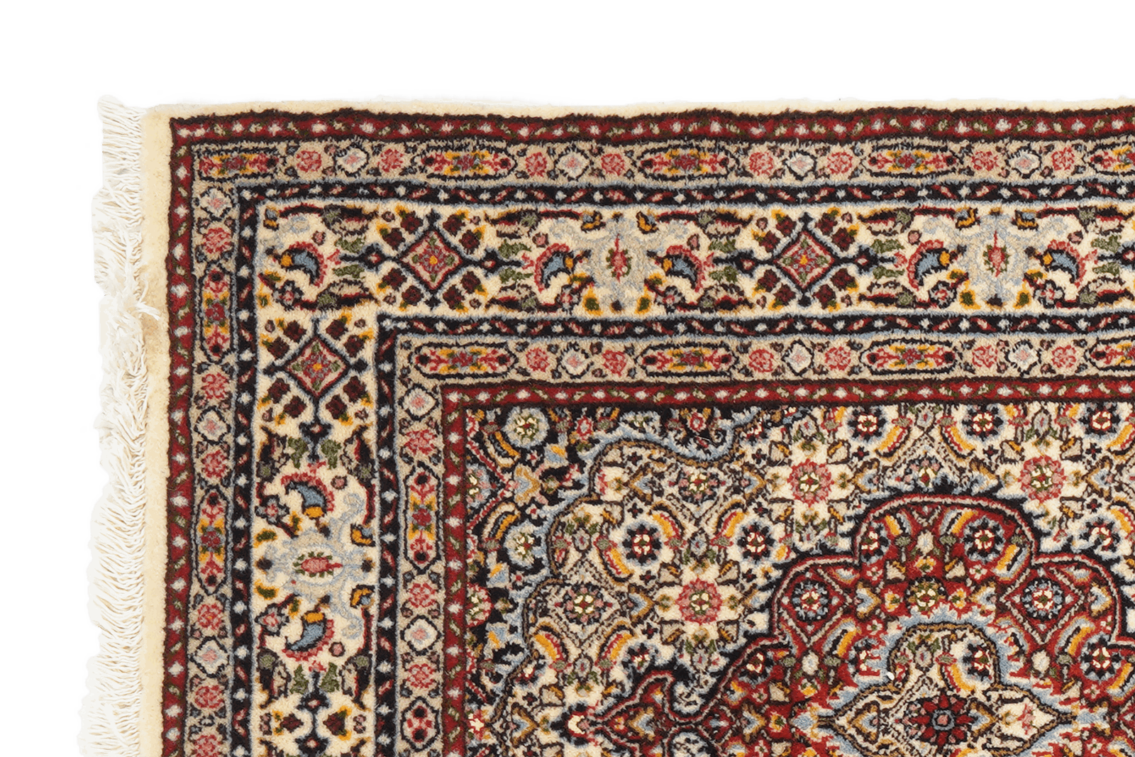 Moud Mahi — Handgefertigt, 247x77 cm, Beige, 100% Virgin Wool | View 4