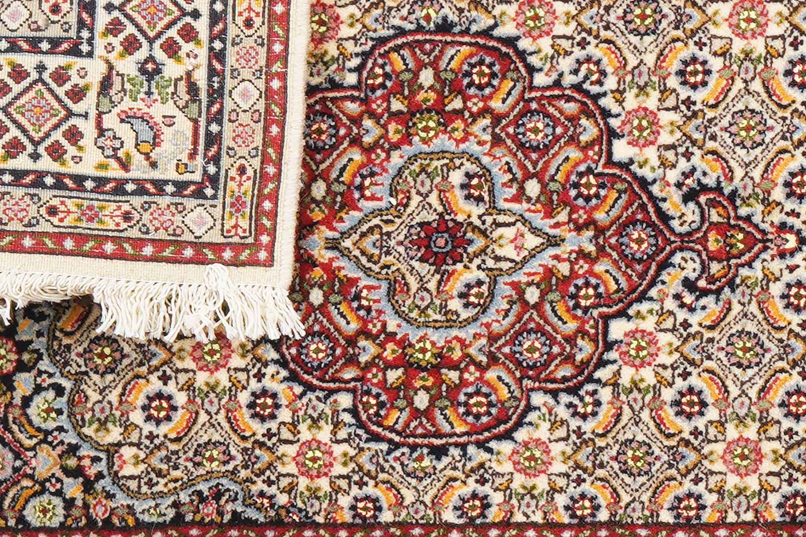 Moud Mahi — Handgefertigt, 247x77 cm, Beige, 100% Virgin Wool | View 8