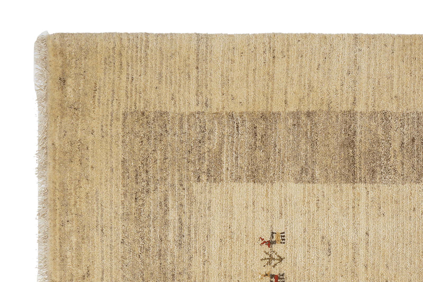 Gabbeh Sonnat — Hand-knotted, 122x182 cm, Beige, 100% Virgin Wool | View 3