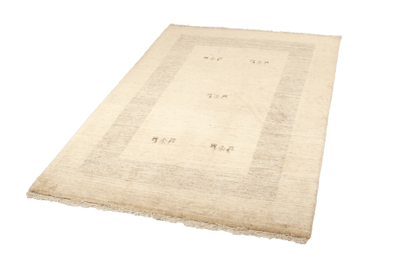 Gabbeh Sonnat — Hand-knotted, 122x182 cm, Beige, 100% Virgin Wool | View 5