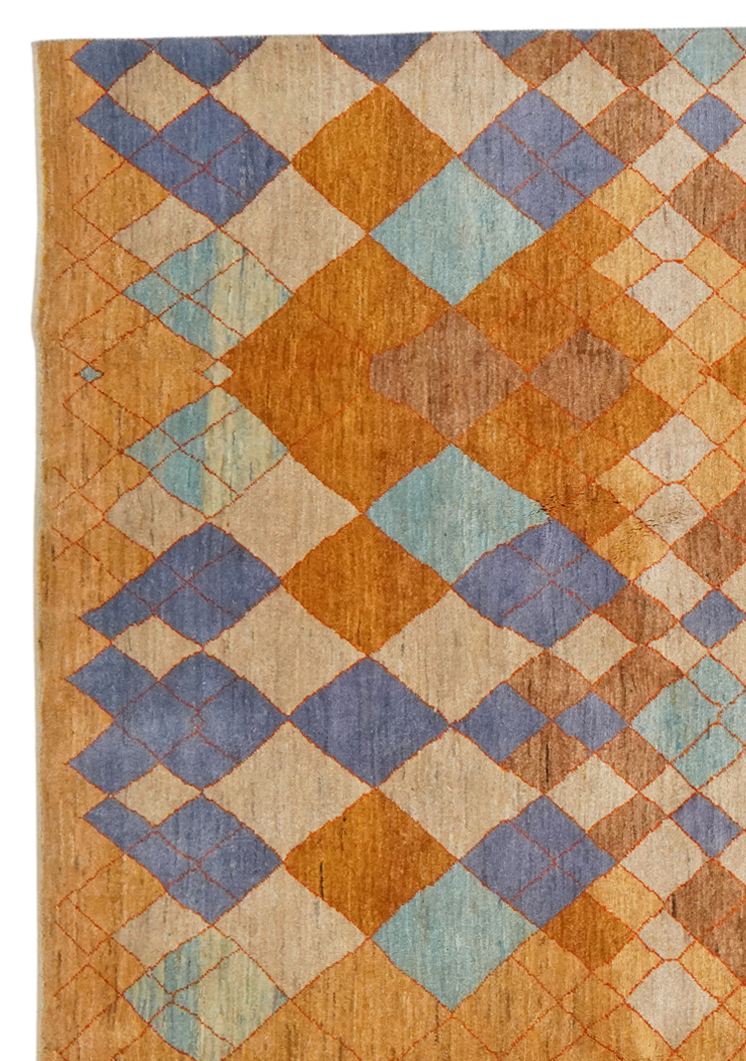 Rizbaf — Handgefertigt, 238x172 cm, Bunt, 100% Virgin Wool | View 4