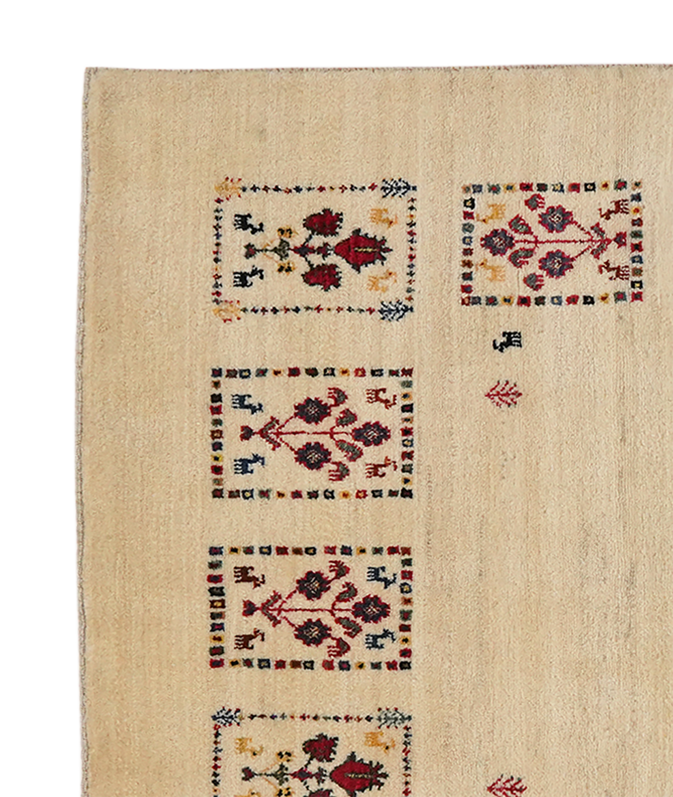 Rizbaf — Handgefertigt, 180x119 cm, Beige, 100% Virgin Wool | View 4